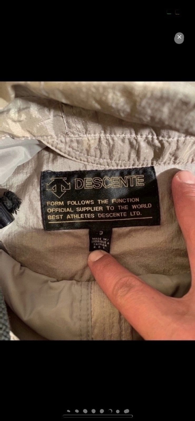 Vintage ***FINAL DROP***RARE 90s Descente nylon anorak L Size US L / EU 52-54 / 3 - 13 Thumbnail