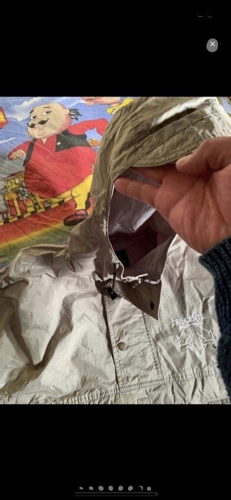 Vintage ***FINAL DROP***RARE 90s Descente nylon anorak L Size US L / EU 52-54 / 3 - 14 Thumbnail
