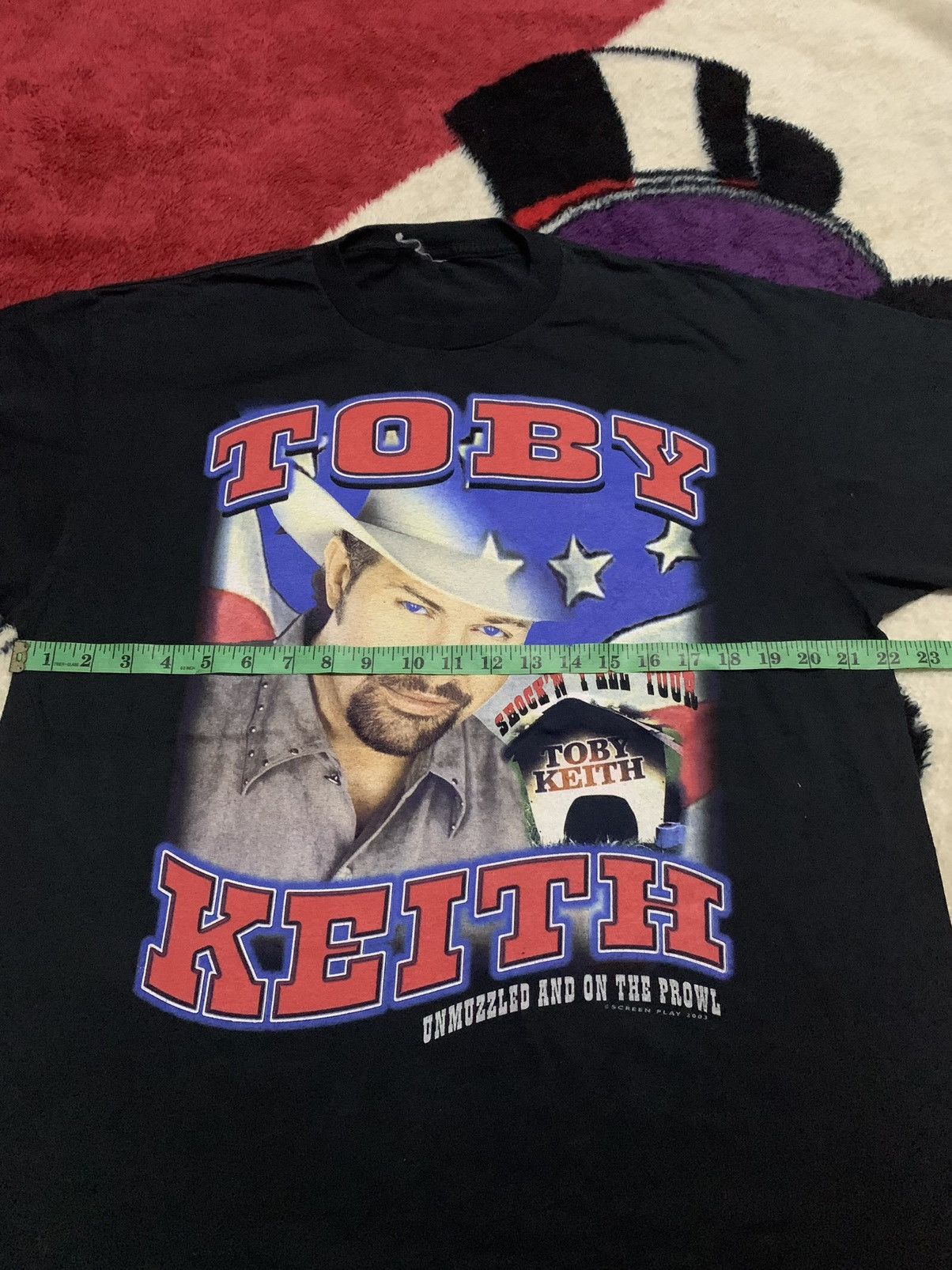 Band Tees Vintage 2003 toby keith raptees style Size US L / EU 52-54 / 3 - 4 Thumbnail
