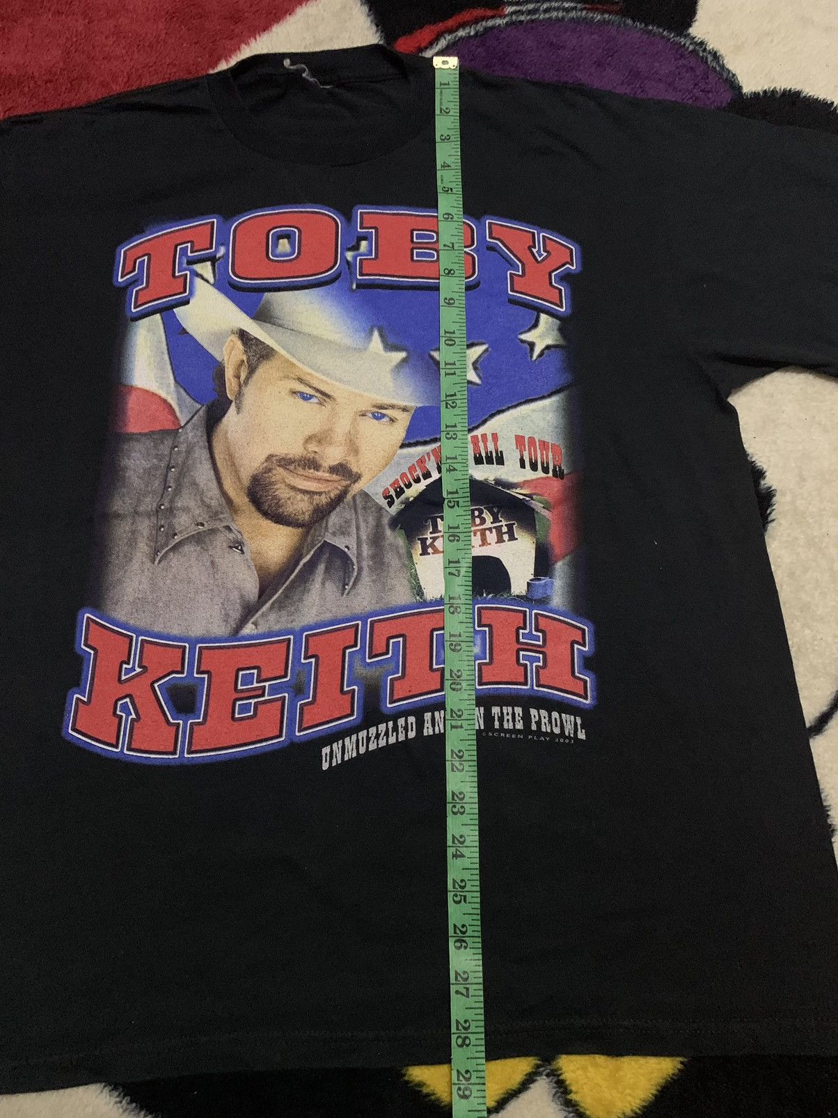 Band Tees Vintage 2003 toby keith raptees style Size US L / EU 52-54 / 3 - 9 Thumbnail