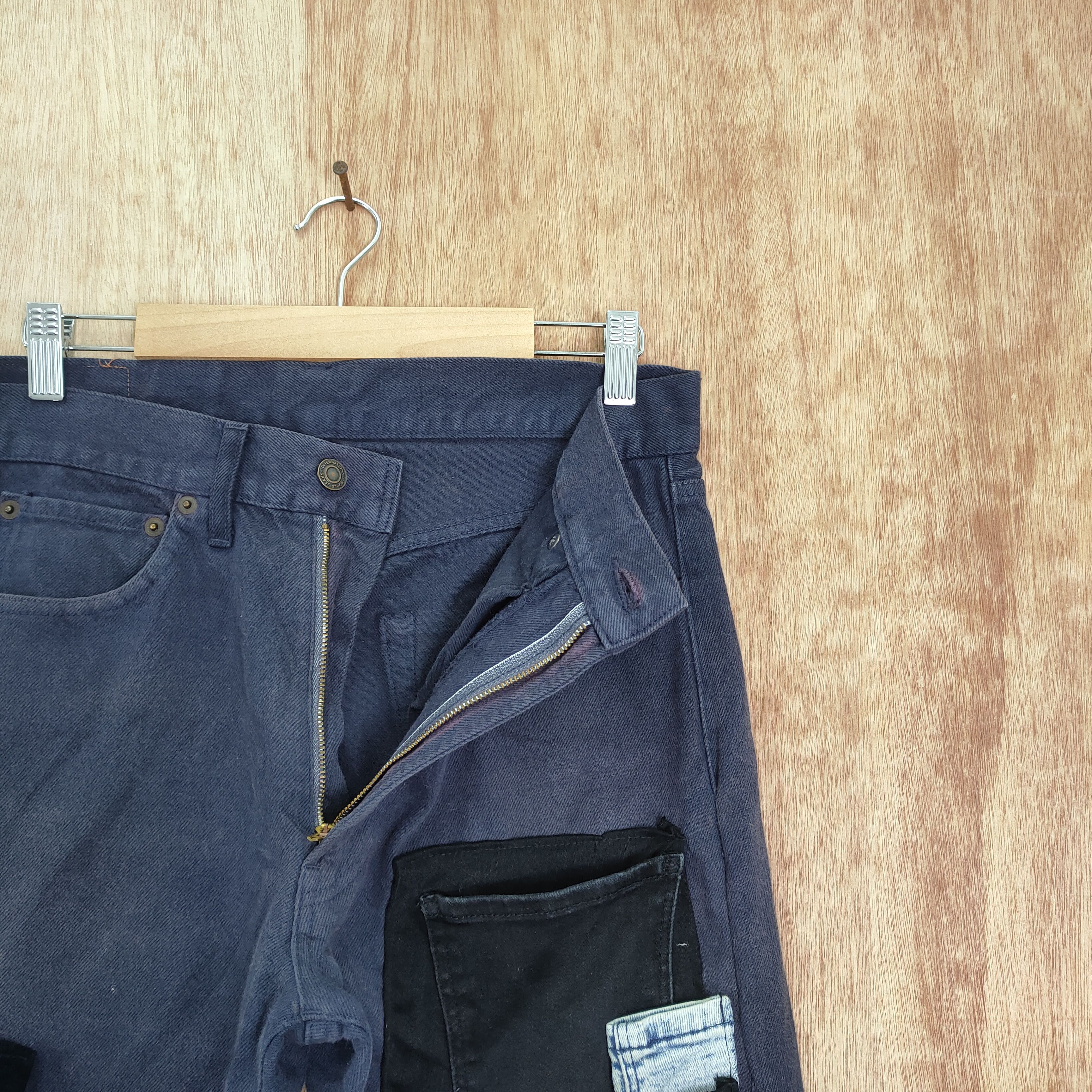 SHIPS SHIP FADED CUSTOM BONDAGE CARGO PANTS MULTIPOCKET TACTICAL Size US 30 / EU 46 - 4 Thumbnail