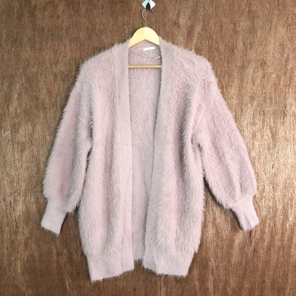 Homespun Knitwear × Japanese Brand Gu Japan Pink Mohair Cardigan Fur Knitwear Size US M / EU 48-50 / 2 - 1 Thumbnail