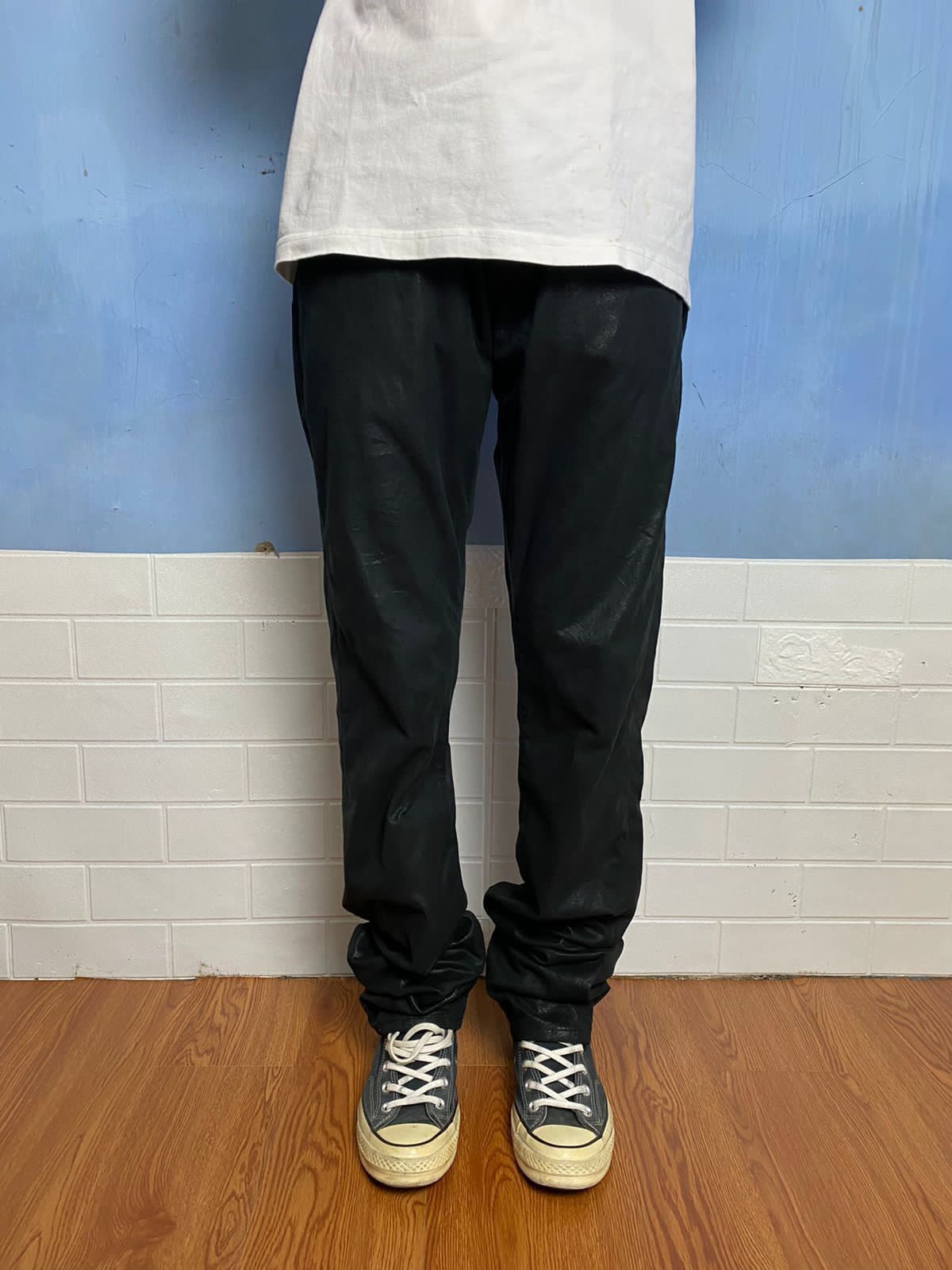 Dior Dior Homme AW08 Black Waxed Denim | Grailed