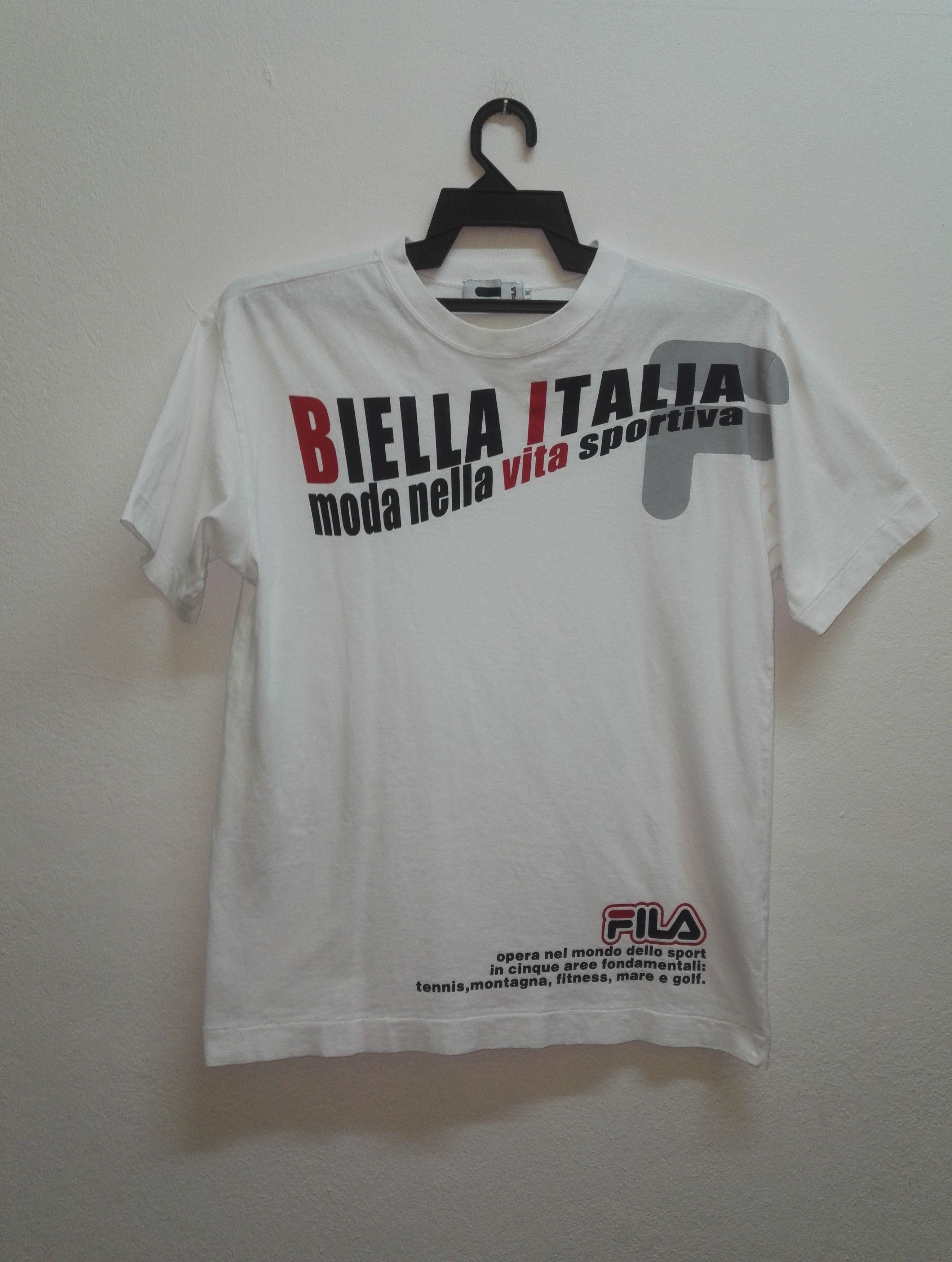 Fila Vintage T-shirt Fila Big Logo (c34) Size US M / EU 48-50 / 2 - 1 Thumbnail