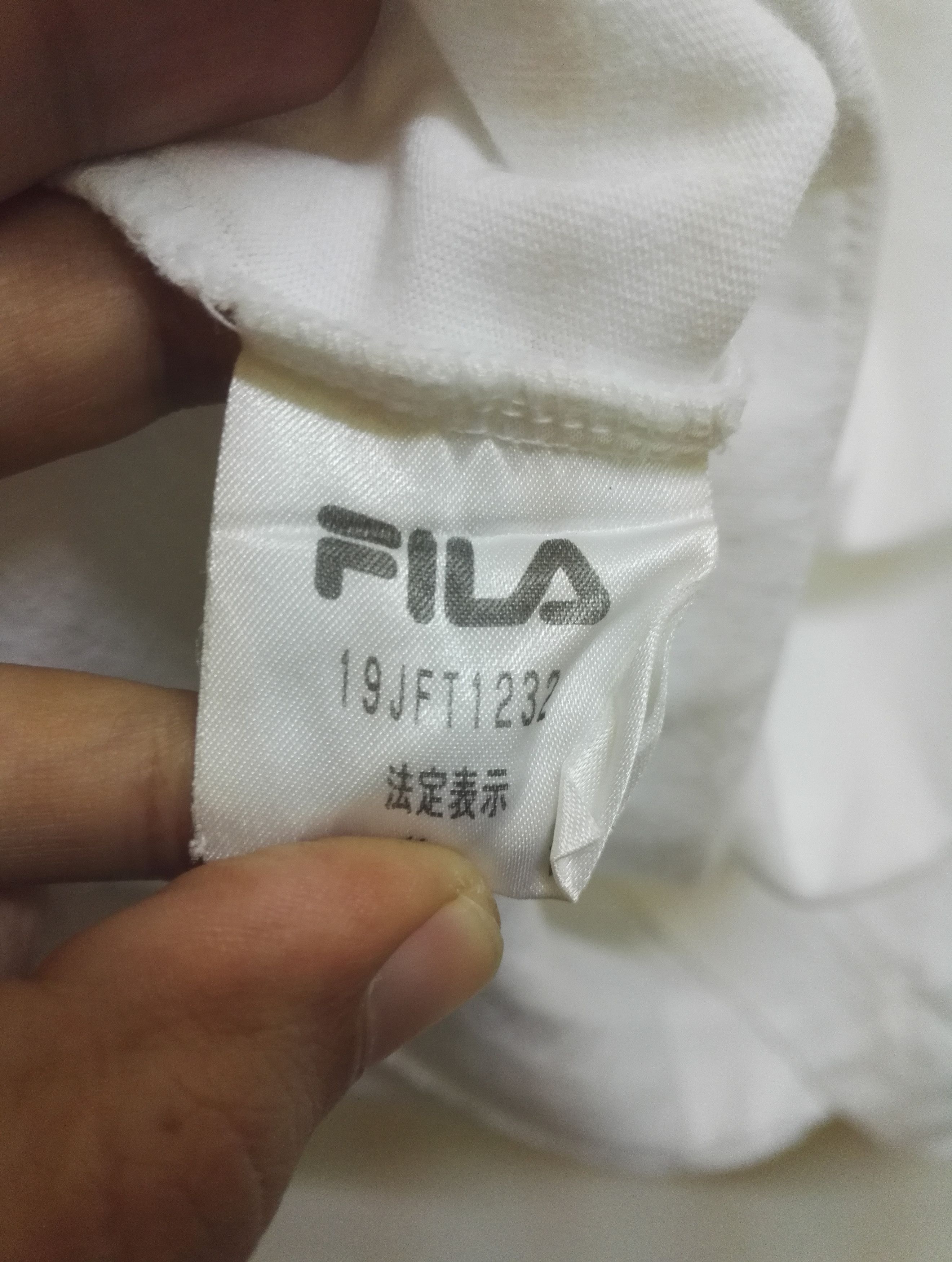 Fila Vintage T-shirt Fila Big Logo (c34) Size US M / EU 48-50 / 2 - 8 Thumbnail