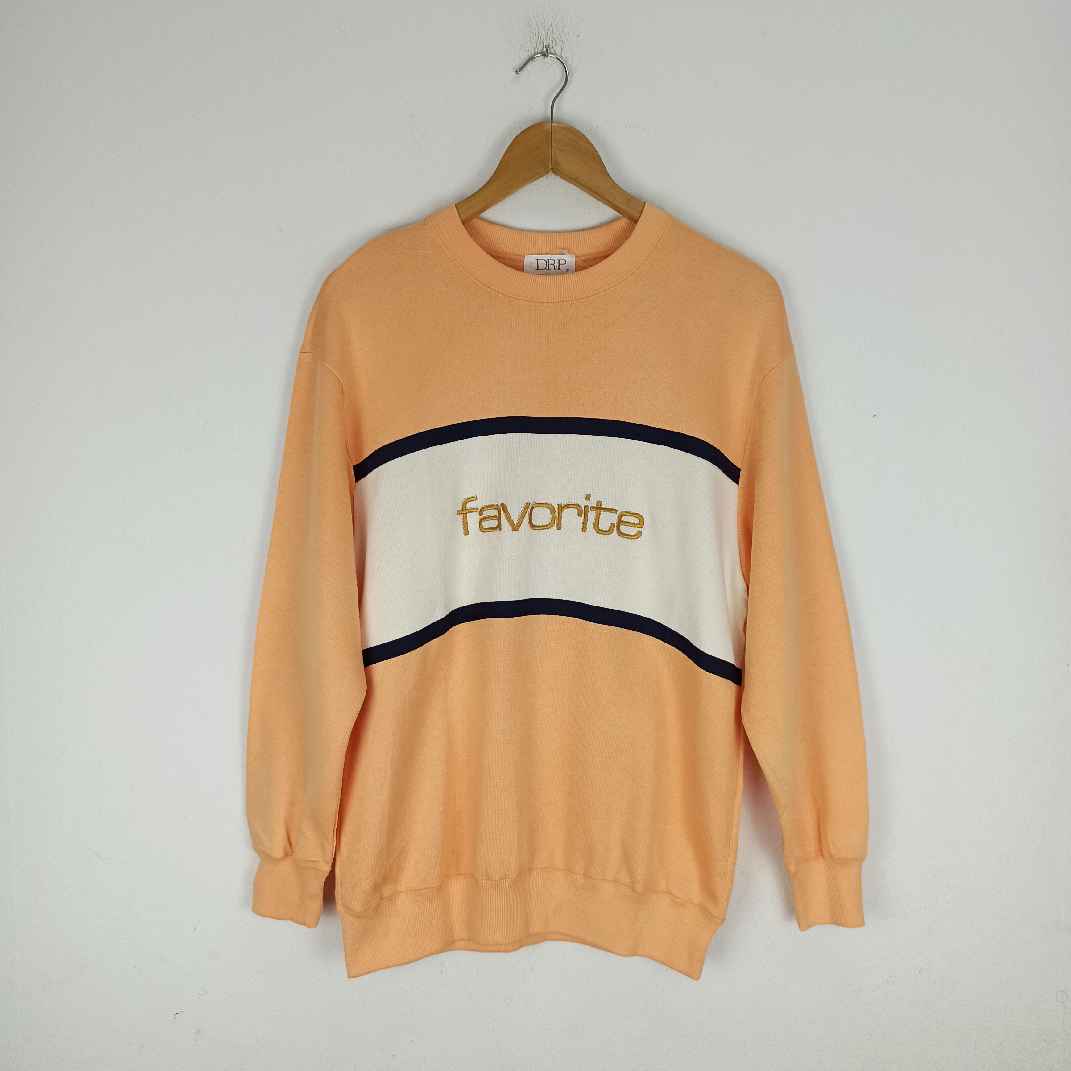 image of Rare Drp International Sweatshirt Crewneck Jumper in Nectarine, Men's (Size Medium)