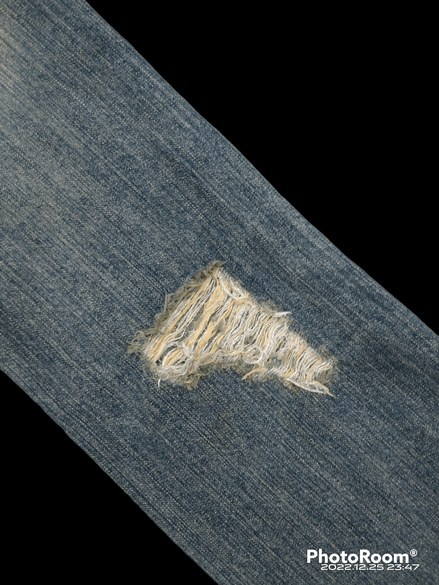 Japanese Brand THRASH RIPED LAST SINCE 2005 DENIM PANTS Size US 29 - 9 Thumbnail