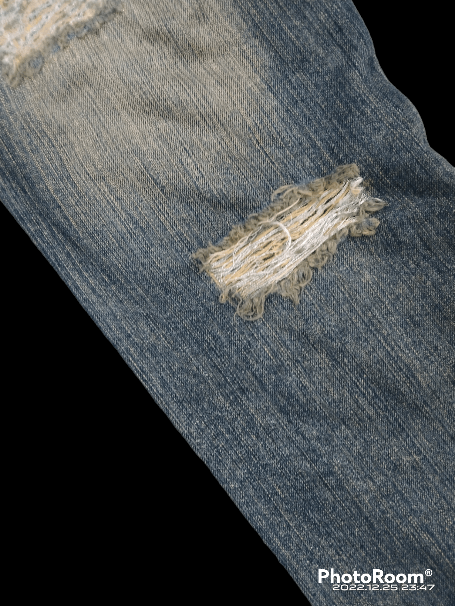 Japanese Brand THRASH RIPED LAST SINCE 2005 DENIM PANTS Size US 29 - 10 Thumbnail