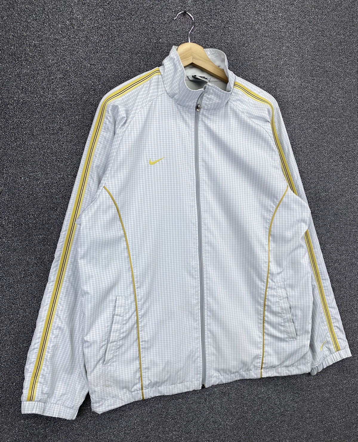 Nike Vintage Nike Checkered Shadow Plaid Light Jacket Size US XL / EU 56 / 4 - 2 Thumbnail