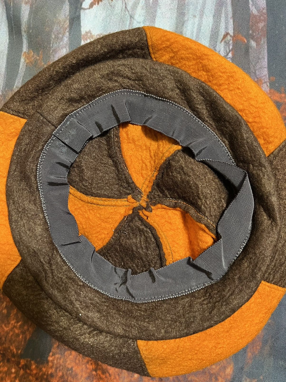 Vintage ***FINAL DROP***RARE 80s pinwheel wool union made beret OS Size ONE SIZE - 9 Thumbnail
