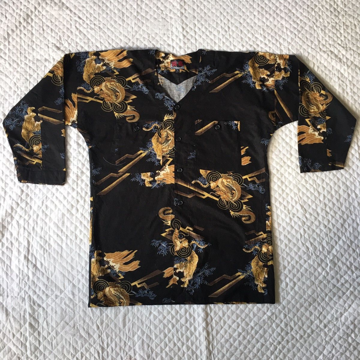 Japanese Brand Japanese Traditional Long Sleeve Shirt Size US L / EU 52-54 / 3 - 7 Thumbnail