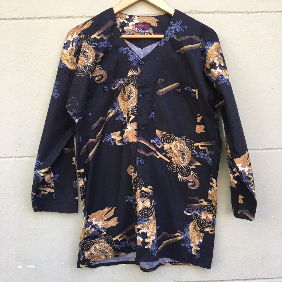 Japanese Brand Japanese Traditional Long Sleeve Shirt Size US L / EU 52-54 / 3 - 1 Thumbnail
