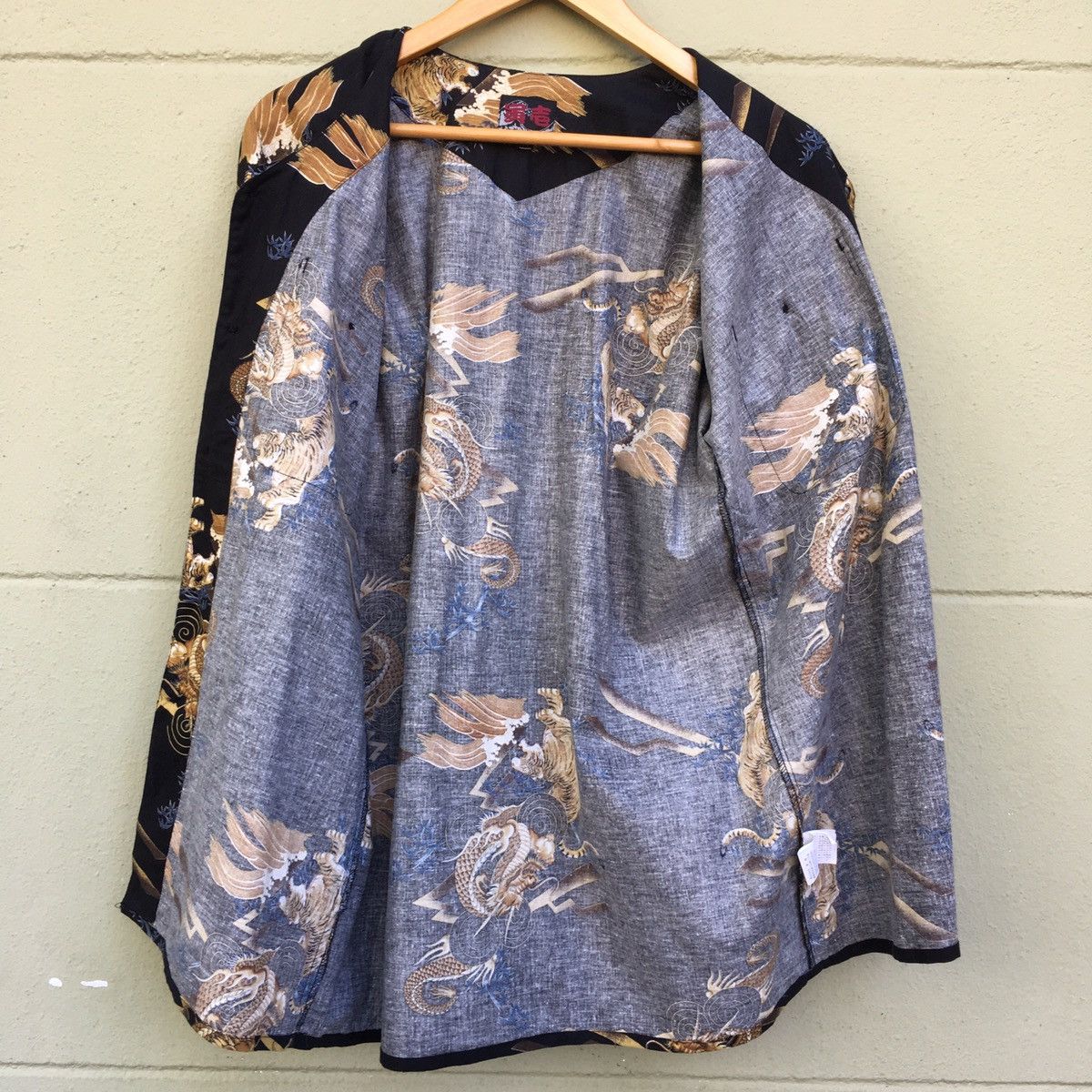 Japanese Brand Japanese Traditional Long Sleeve Shirt Size US L / EU 52-54 / 3 - 3 Thumbnail