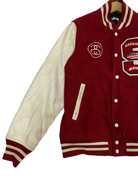 Stussy 🔥STUSSY SPECIAL EDITION WOOL VARSITY JACKET | Grailed