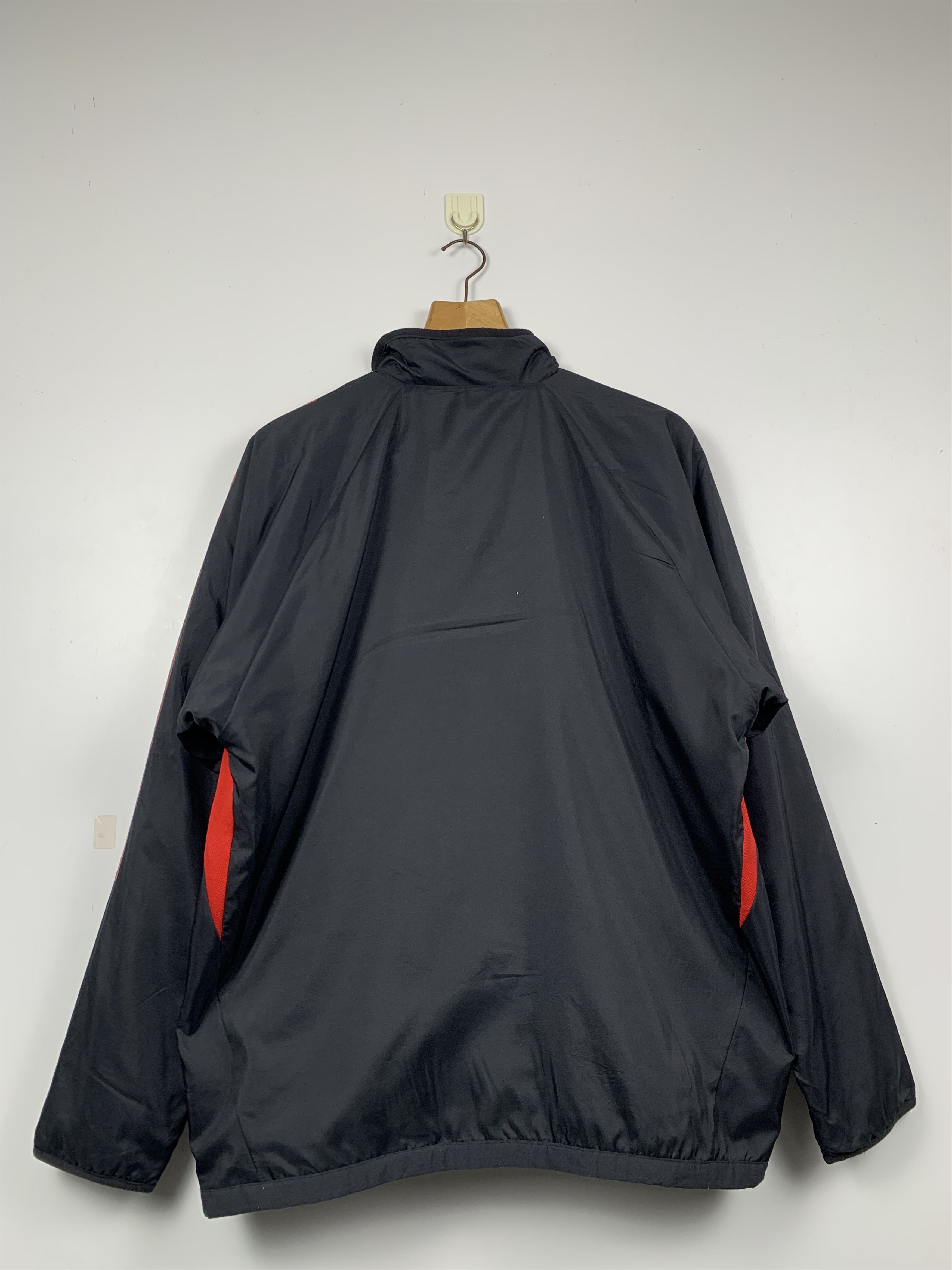 Adidas × Vintage Vintage Adidas Ac Milan Anorak Half Zipper Jacket Size US M / EU 48-50 / 2 - 2 Thumbnail