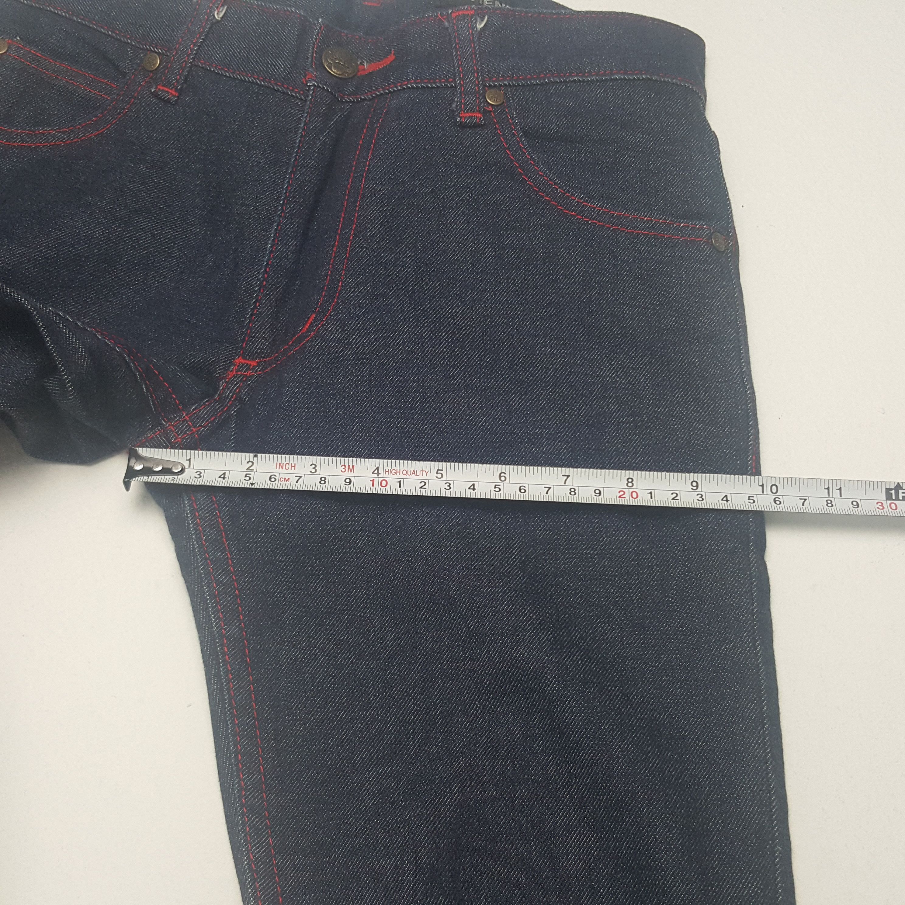 Japanese Brand × Vintage Vintage Vivienne Tam Dragon Embroidery Design Denim Jeans Size 29" - 9 Thumbnail