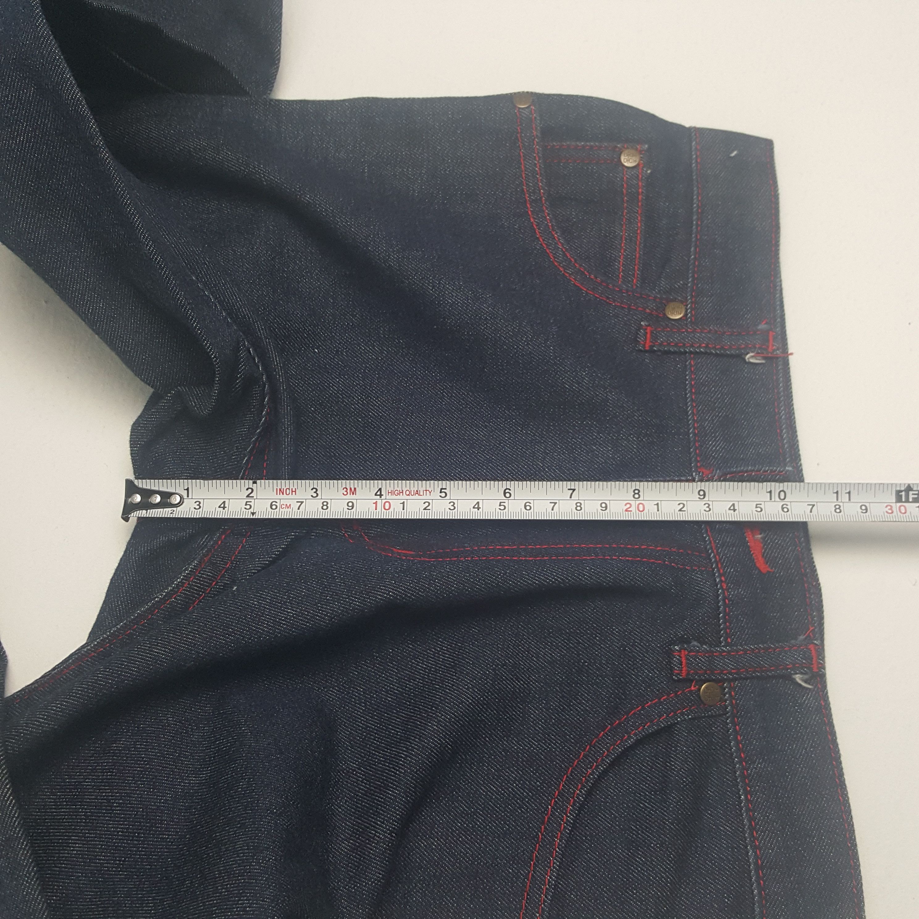 Japanese Brand × Vintage Vintage Vivienne Tam Dragon Embroidery Design Denim Jeans Size 29" - 8 Thumbnail