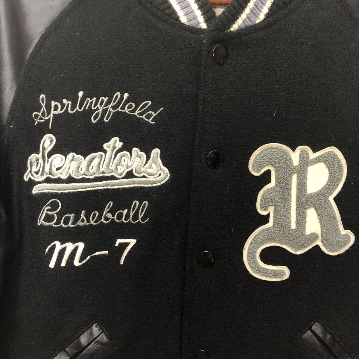 MLB Vintage Baseball M-7 scarlet rider Varsity Jacket Size US M / EU 48-50 / 2 - 6 Thumbnail