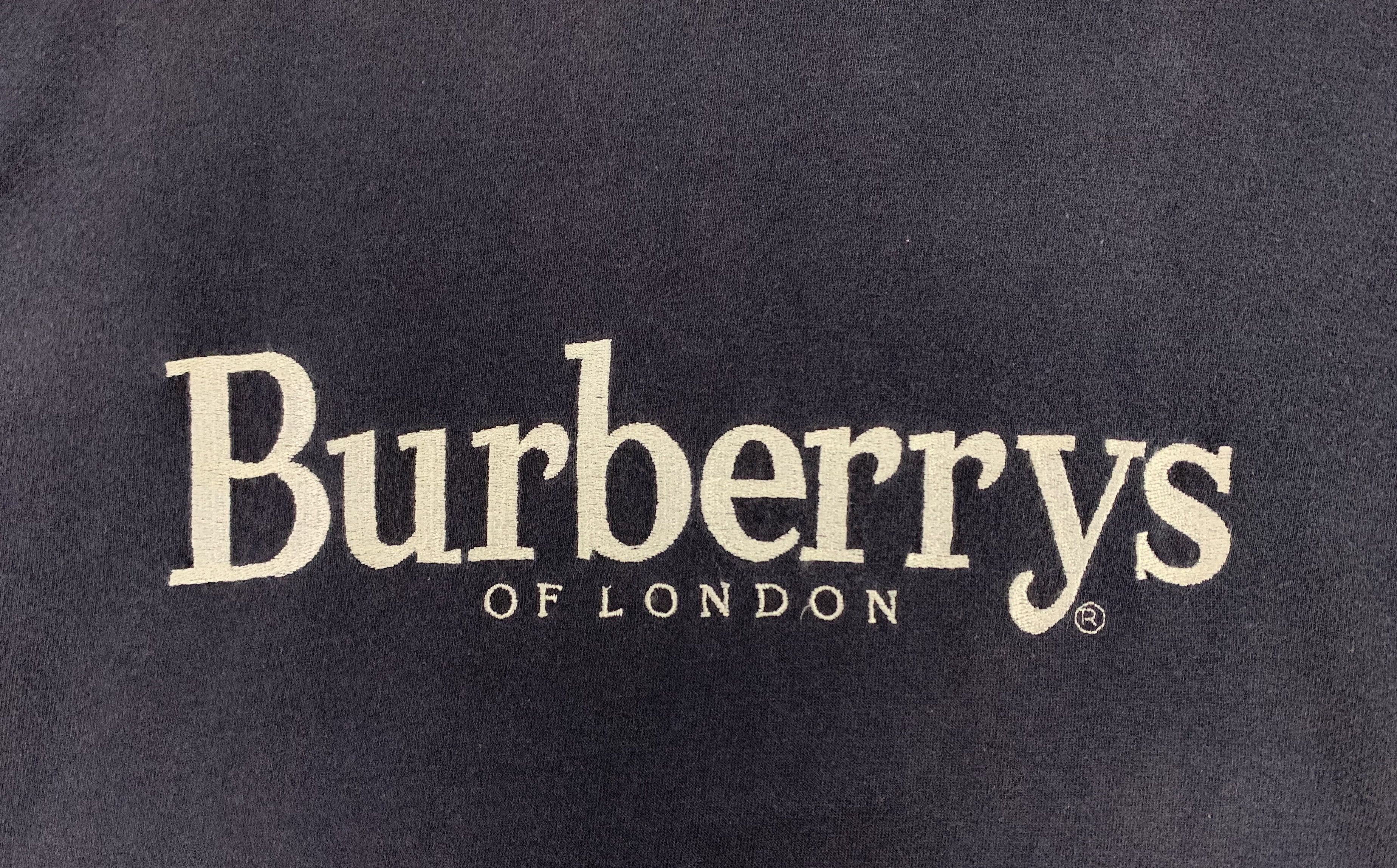 Burberry × Designer Burberrys of london embroidered logo sunfaded vtg shirt Size US XL / EU 56 / 4 - 3 Thumbnail