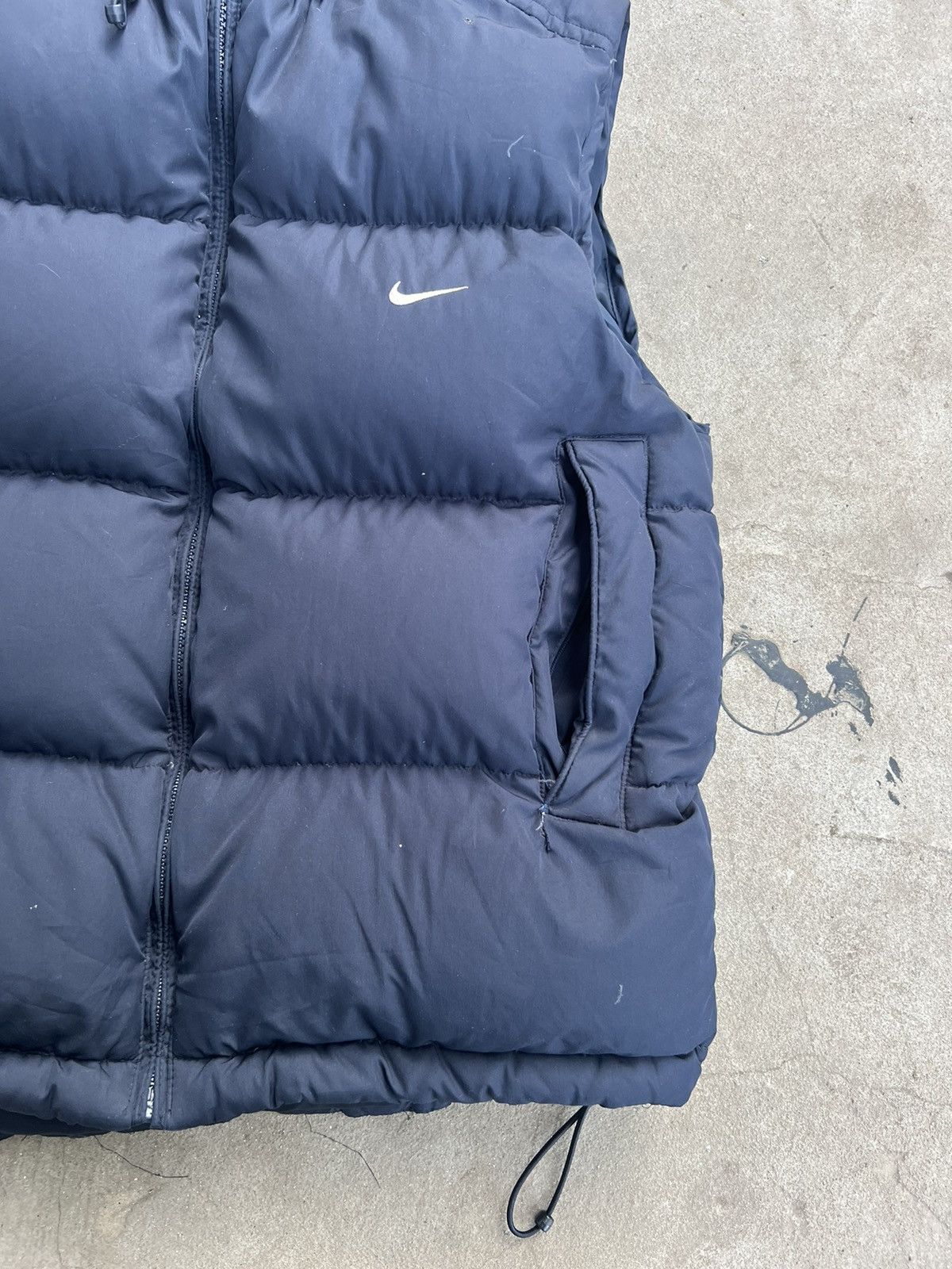 Nike × Vintage Vintage Nike Puffer Vest Navy Size US S / EU 44-46 / 1 - 8 Thumbnail
