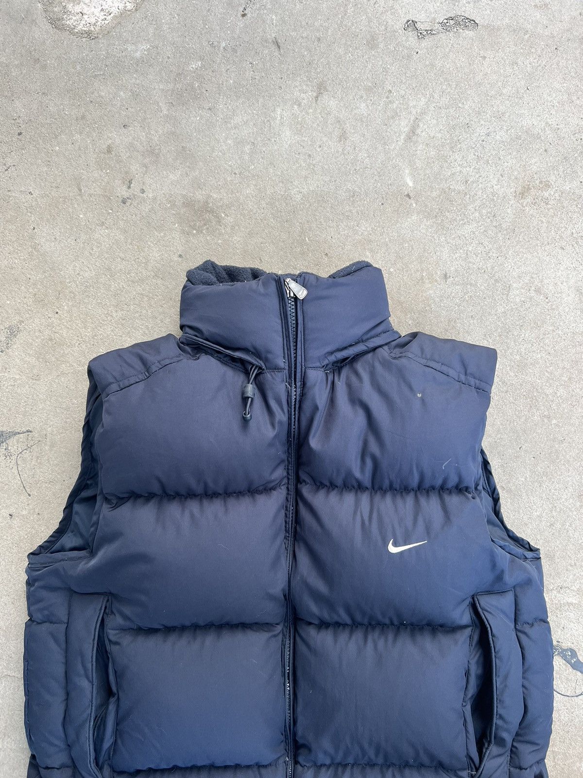 Nike × Vintage Vintage Nike Puffer Vest Navy Size US S / EU 44-46 / 1 - 3 Thumbnail