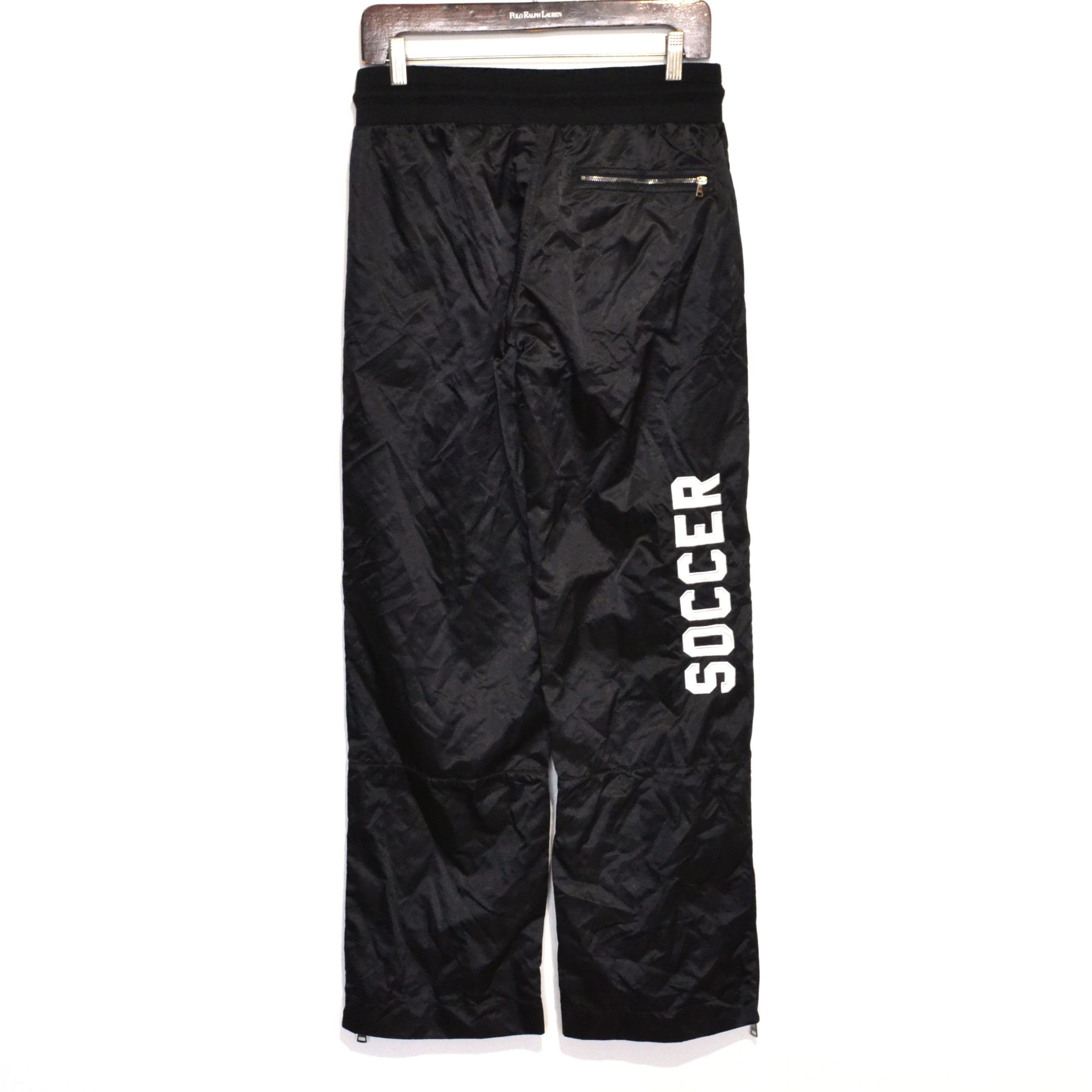 Dolce & Gabbana DOLCE GABBANA Pants Nylon Track Trousers D&G Black Soccer Size US 26 / EU 42 - 2 Thumbnail