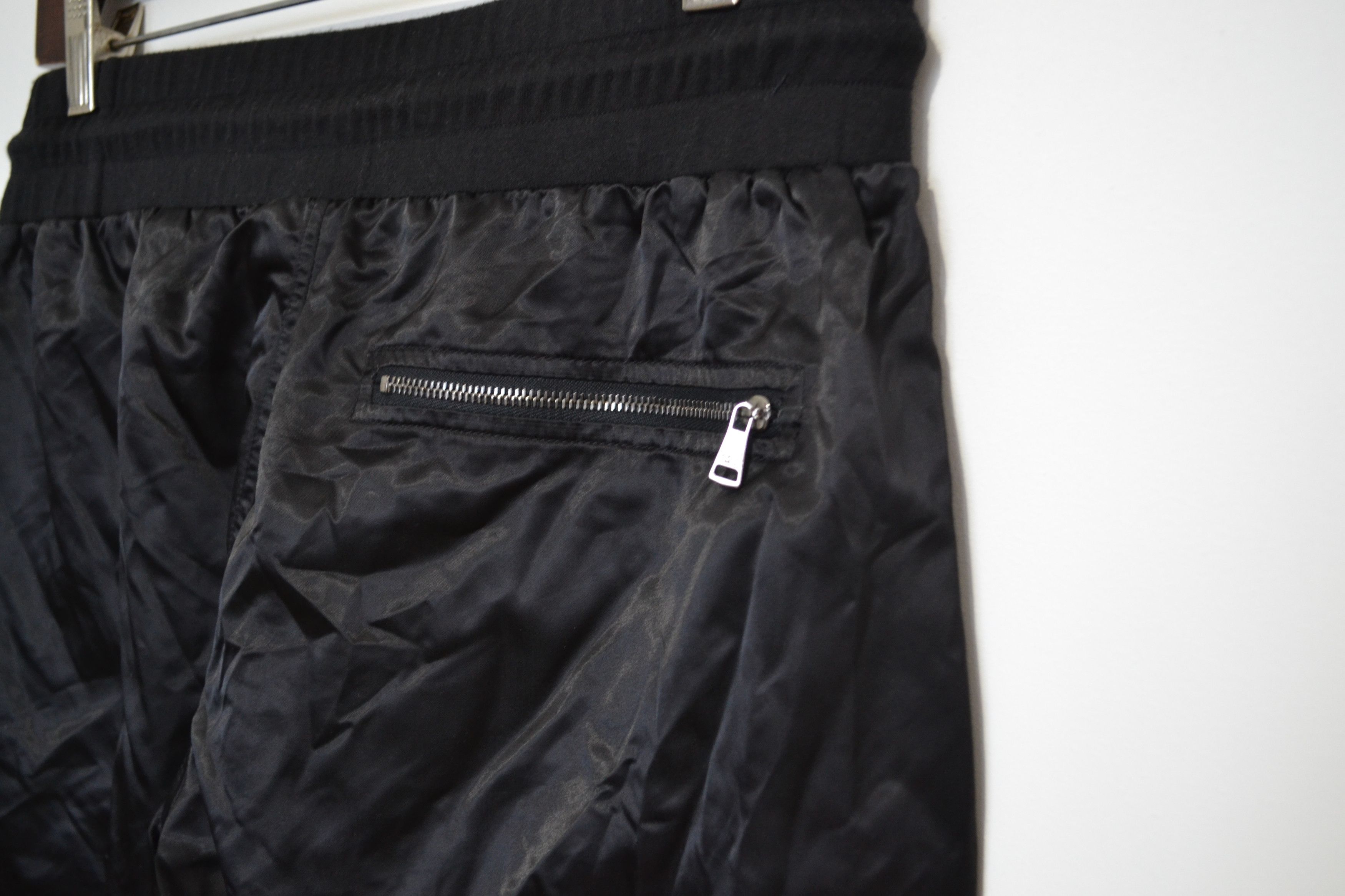 Dolce & Gabbana DOLCE GABBANA Pants Nylon Track Trousers D&G Black Soccer Size US 26 / EU 42 - 4 Thumbnail