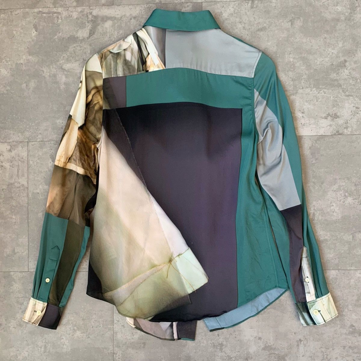 Acne Studios Acne Studios Shirt Long Sleeve Arona Bamboo Print Blouse Size XS / US 0-2 / IT 36-38 - 3 Thumbnail
