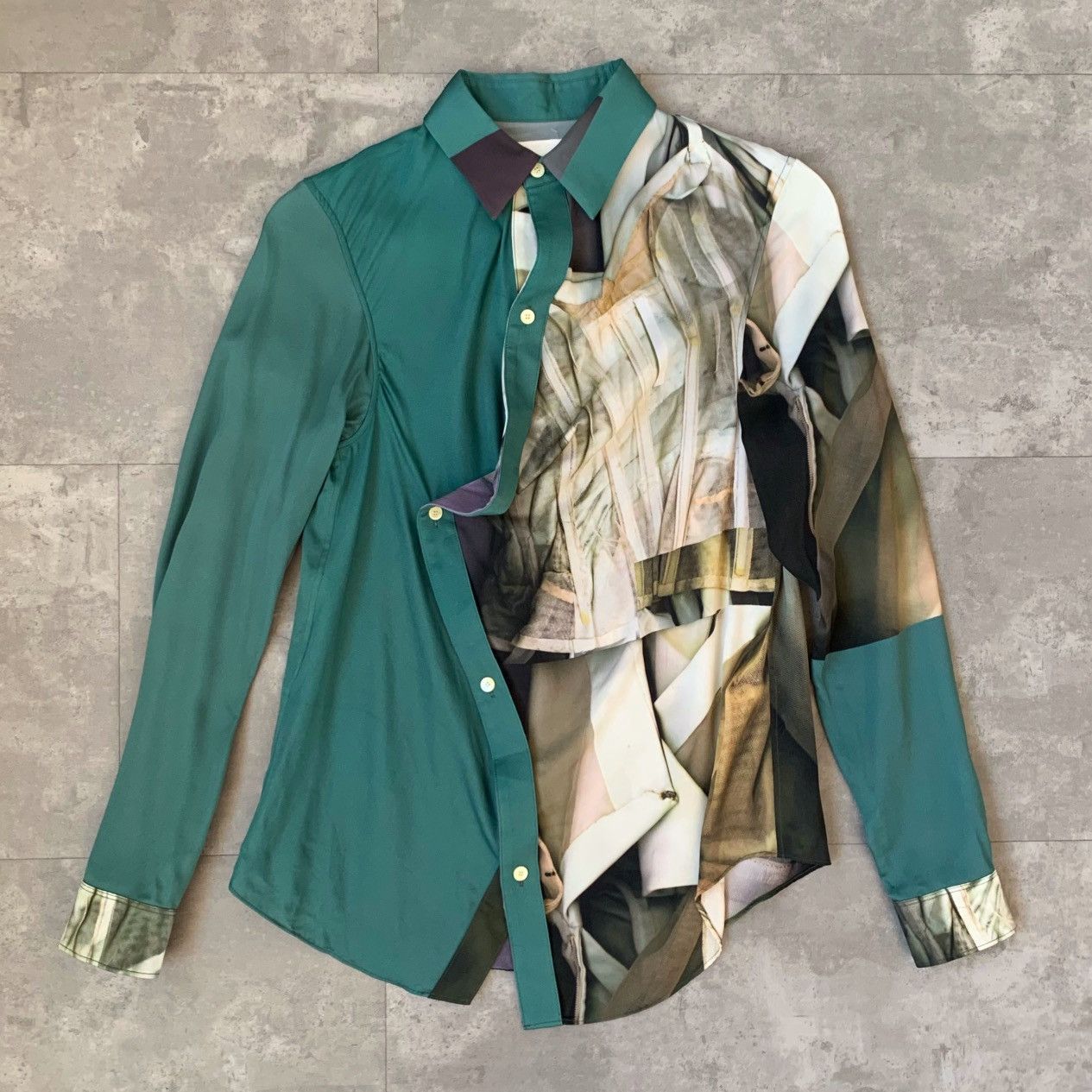 Acne Studios Acne Studios Shirt Long Sleeve Arona Bamboo Print Blouse Size XS / US 0-2 / IT 36-38 - 2 Thumbnail