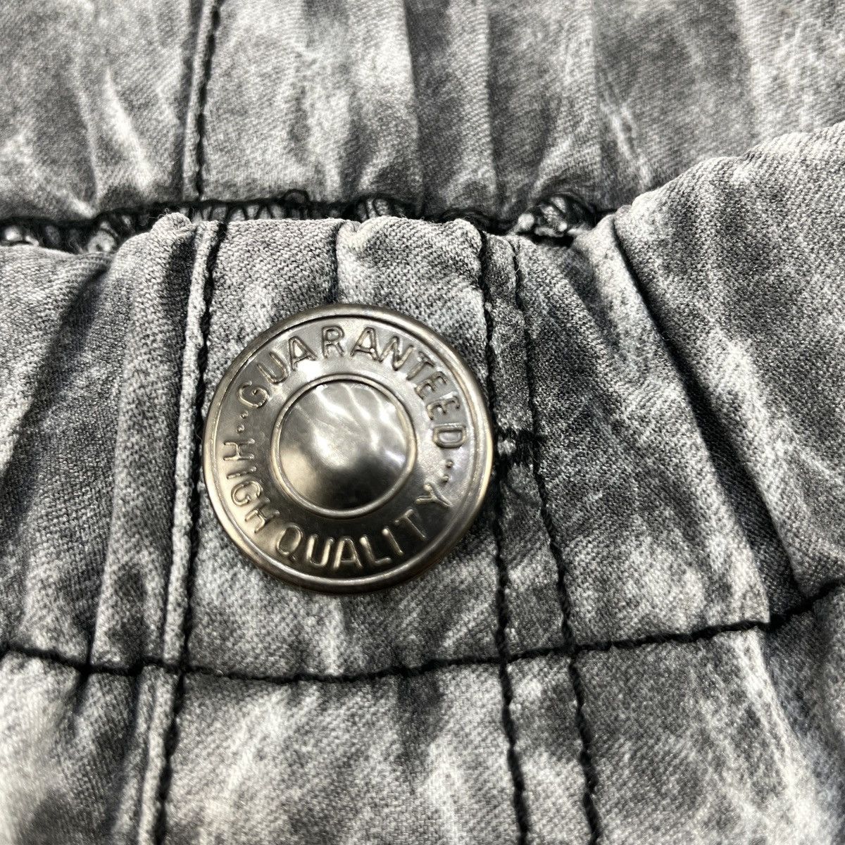 Japanese Brand × Vintage Vintage Japanese Brand Flower Circle Asid Wash Size 29" - 4 Thumbnail