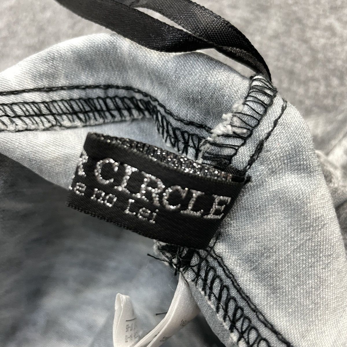 Japanese Brand × Vintage Vintage Japanese Brand Flower Circle Asid Wash Size 29" - 6 Thumbnail