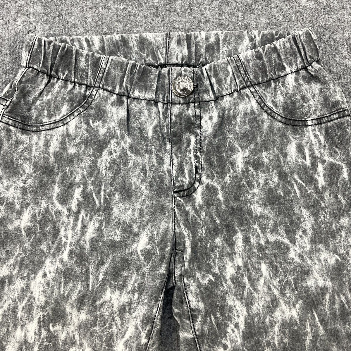 Japanese Brand × Vintage Vintage Japanese Brand Flower Circle Asid Wash Size 29" - 3 Thumbnail