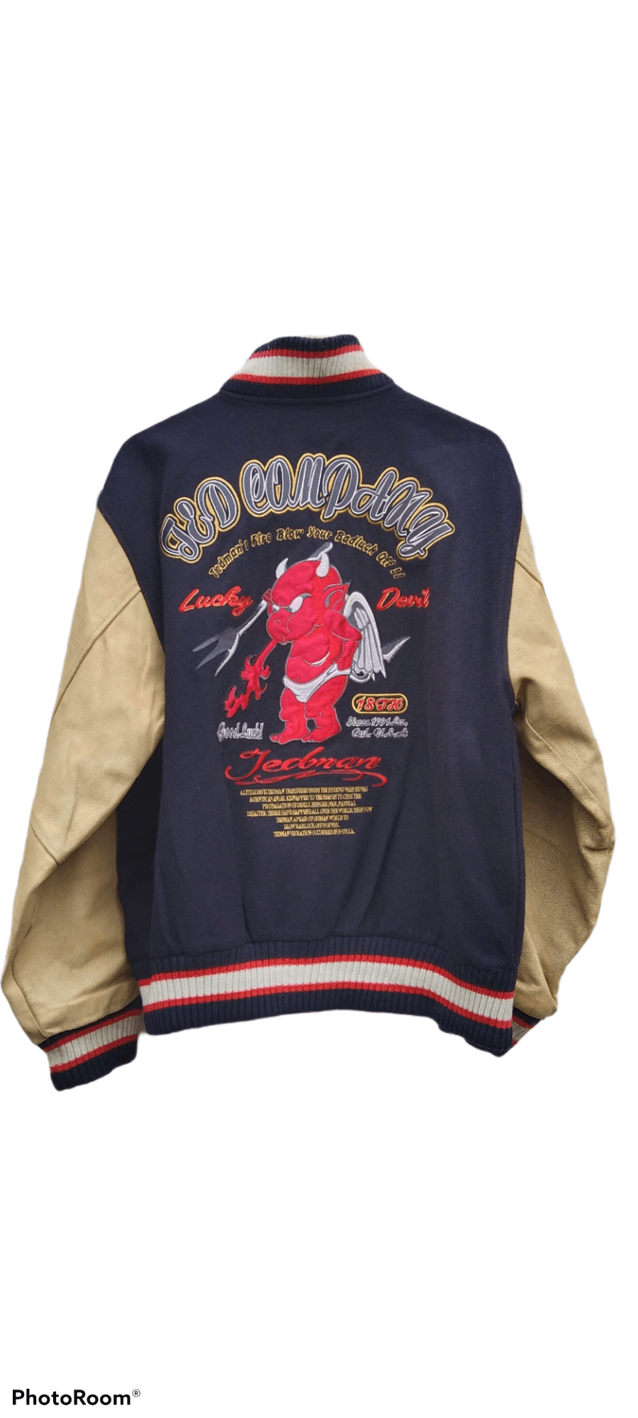 Tedman THE LUCKY DEVIL👹TEDMAN VINTAGE VARSITY WOOL Size US M / EU 48-50 / 2 - 5 Thumbnail