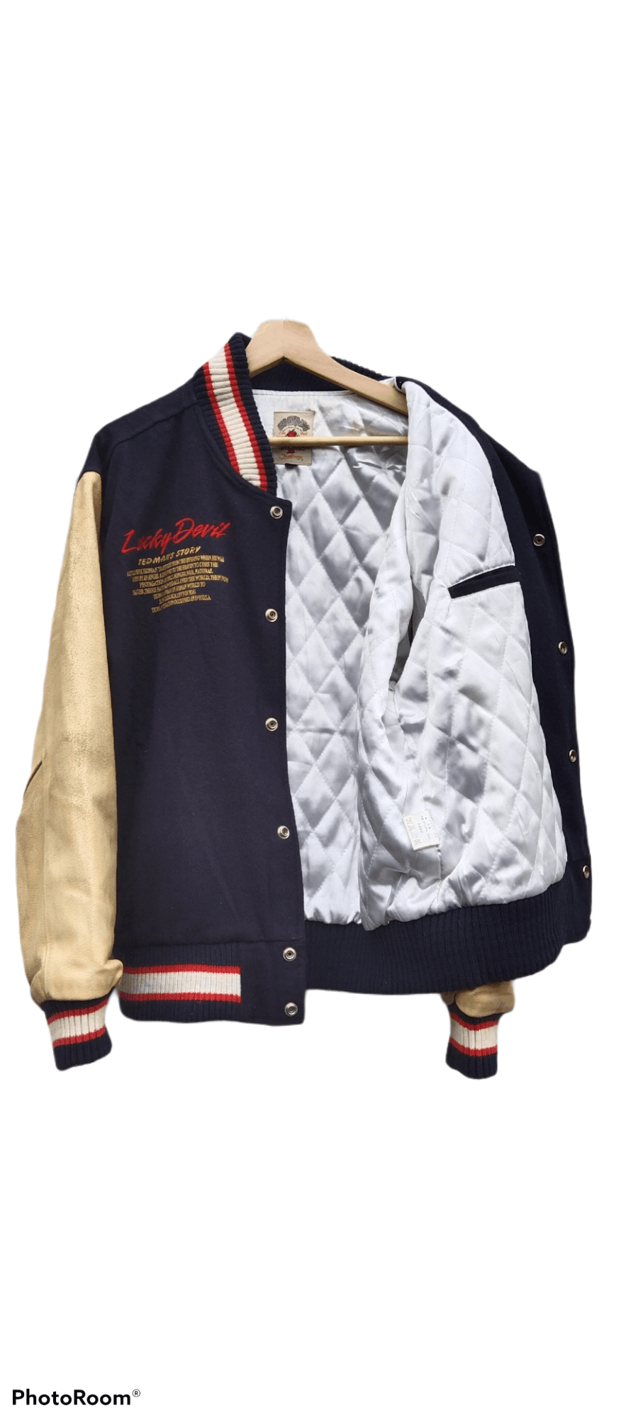 Tedman THE LUCKY DEVIL👹TEDMAN VINTAGE VARSITY WOOL Size US M / EU 48-50 / 2 - 6 Thumbnail