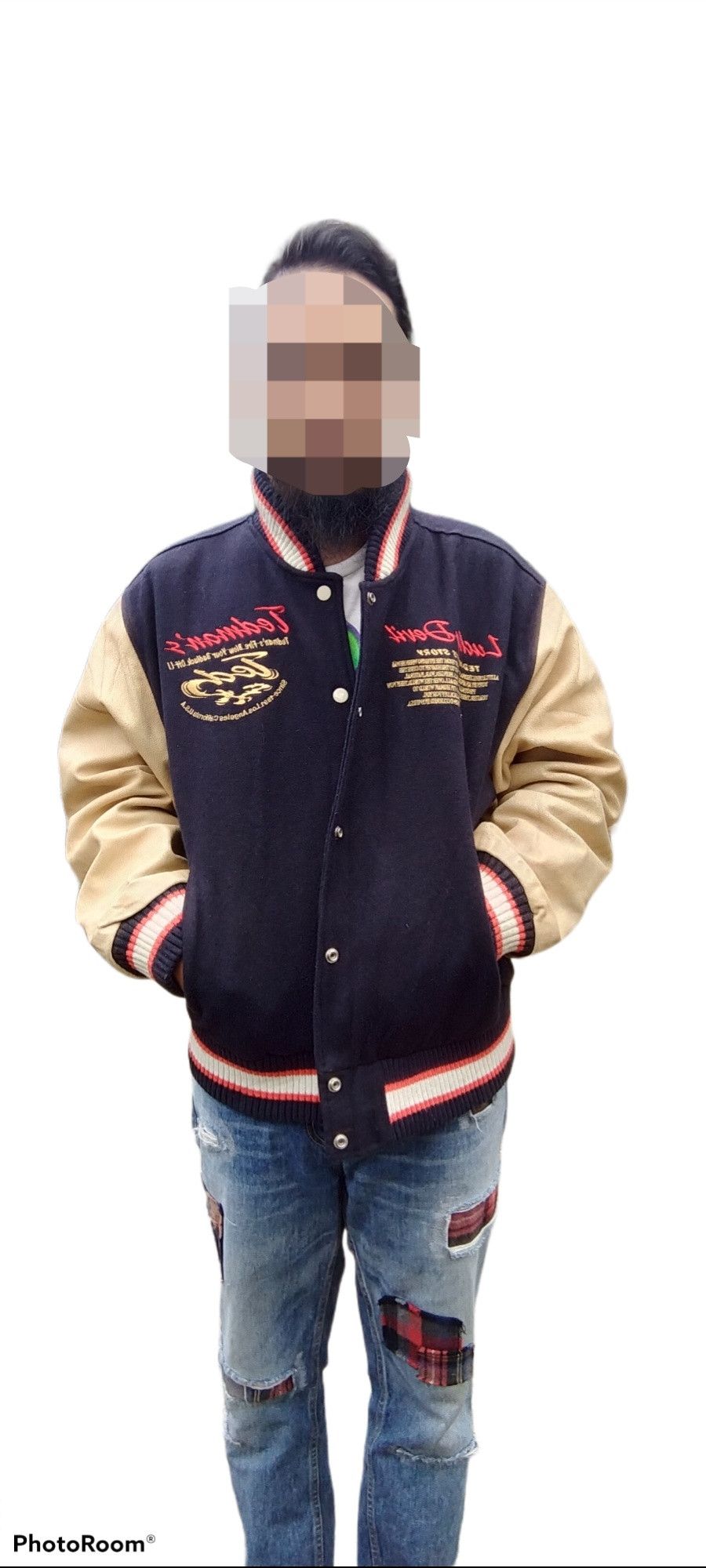 Tedman THE LUCKY DEVIL👹TEDMAN VINTAGE VARSITY WOOL Size US M / EU 48-50 / 2 - 2 Thumbnail