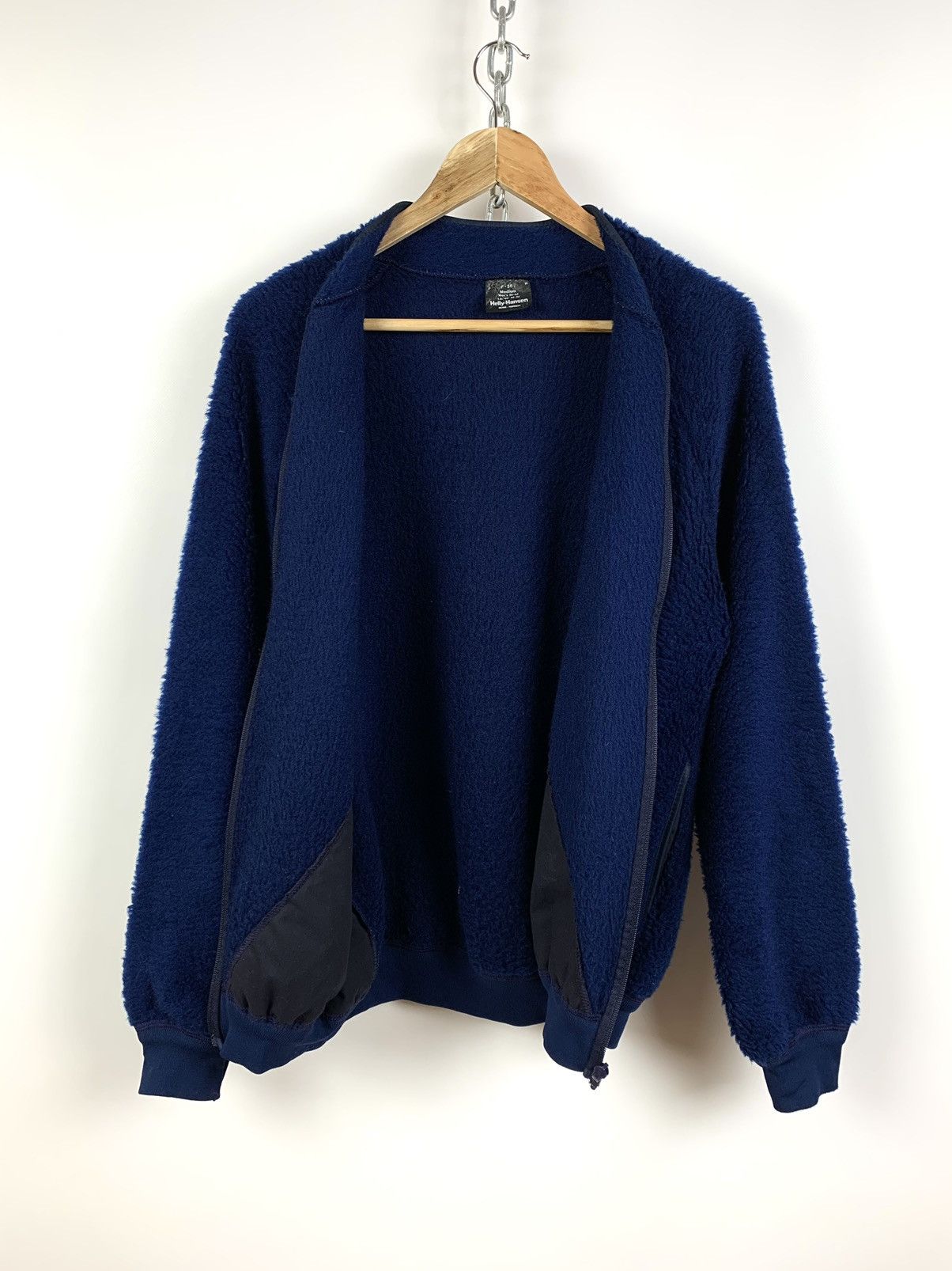 Helly Hansen 80s Vintage Helly Hansen Zipper Synchilla Fleece Jacket Size US M / EU 48-50 / 2 - 8 Thumbnail