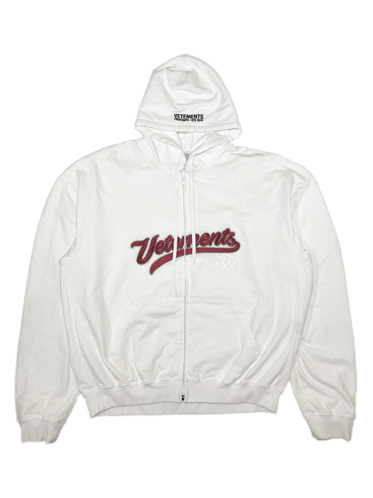 Vetements bro hotsell zip hoodie