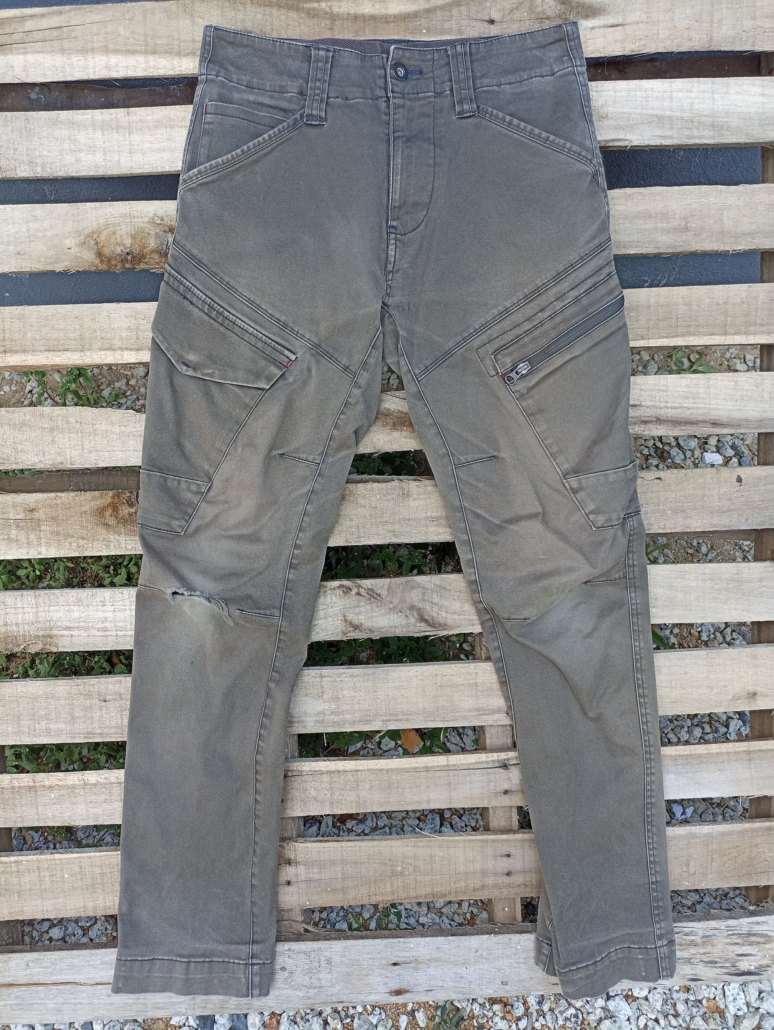Vintage Japan Xebec Distressed Cargo Pants