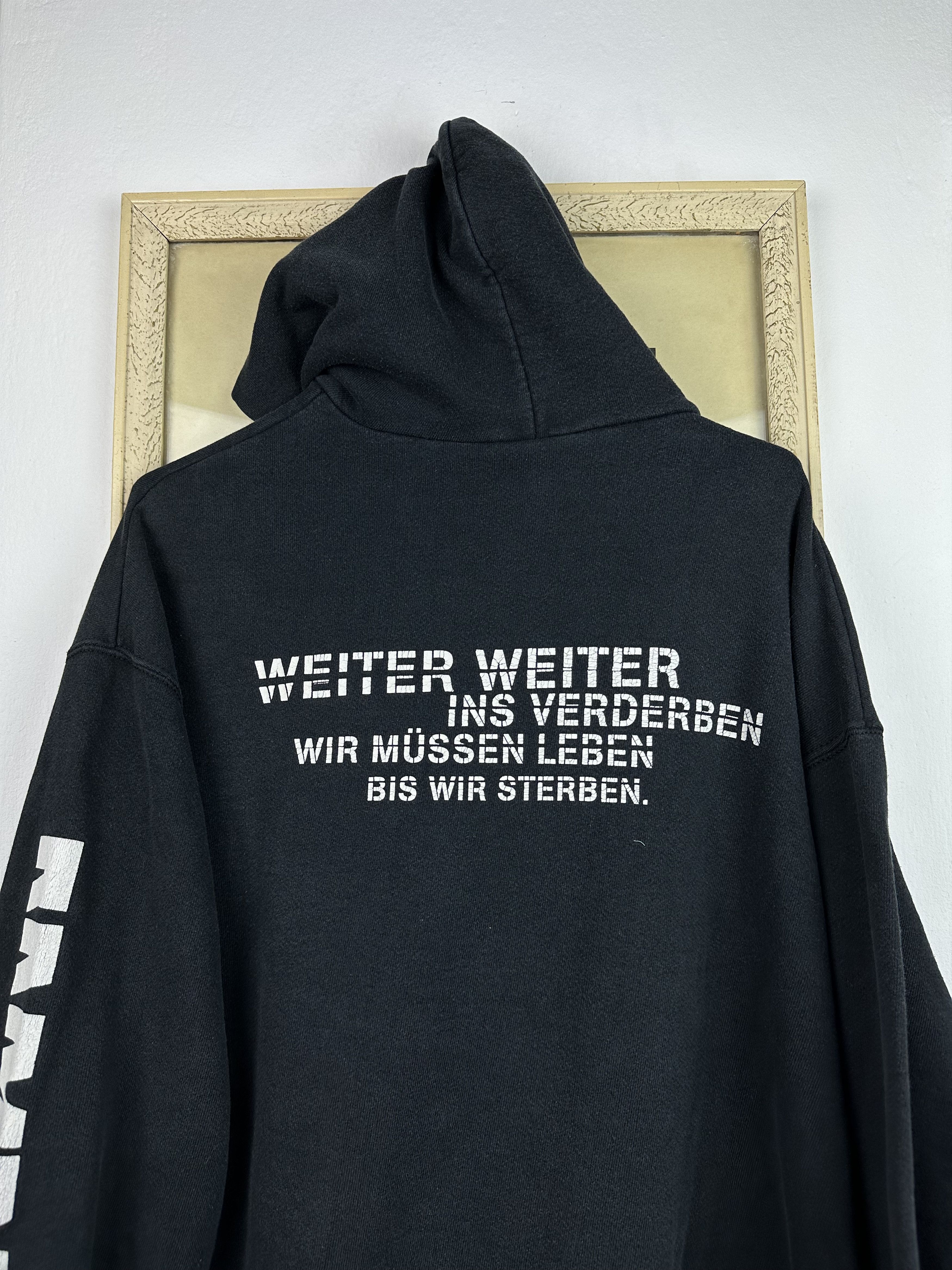 Band Tees Vintage 2004 Rammstein Reise Reise Hoodie Sweatshirt Rare Size US XL / EU 56 / 4 - 9 Thumbnail