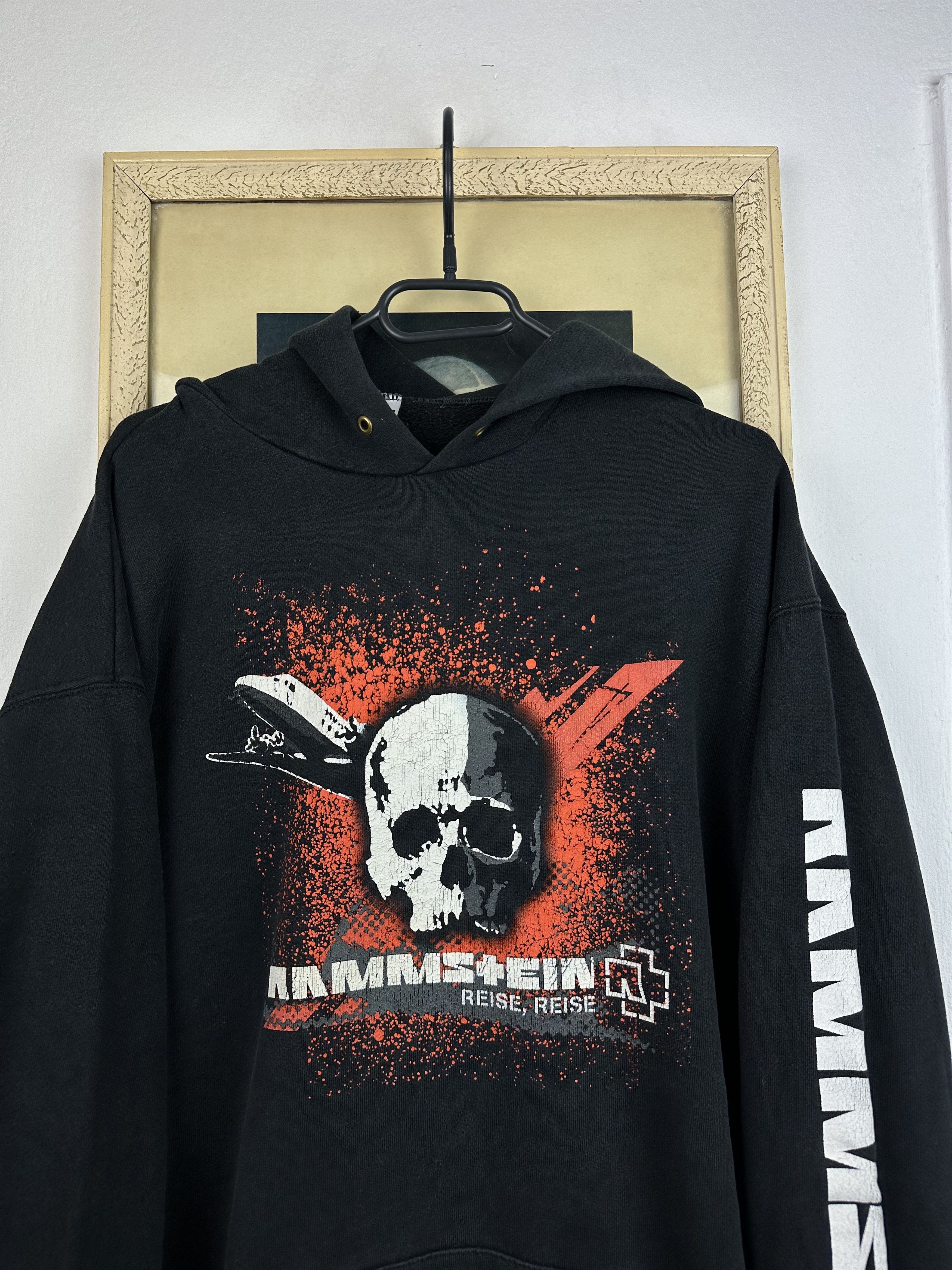 Band Tees Vintage 2004 Rammstein Reise Reise Hoodie Sweatshirt Rare Size US XL / EU 56 / 4 - 2 Thumbnail