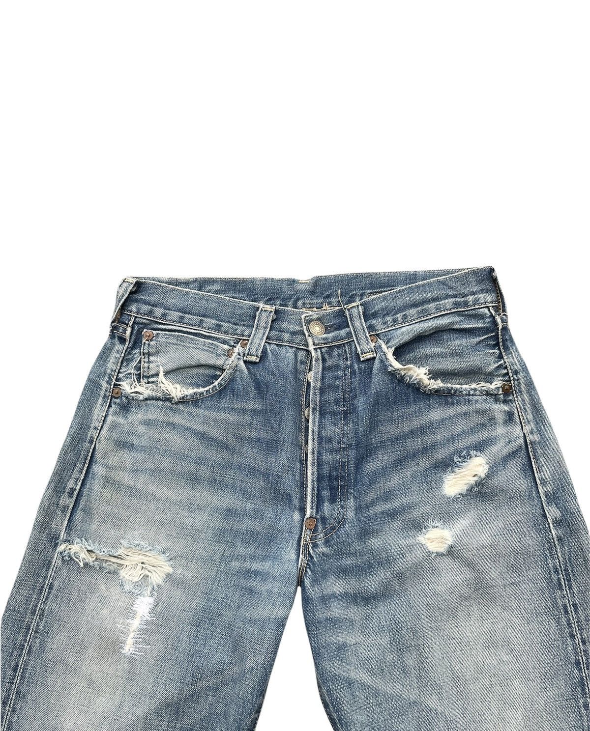 Levi's Vintage Levis 501 E 1937 Aging Selvedge Distressed Size US 30 / EU 46 - 6 Thumbnail