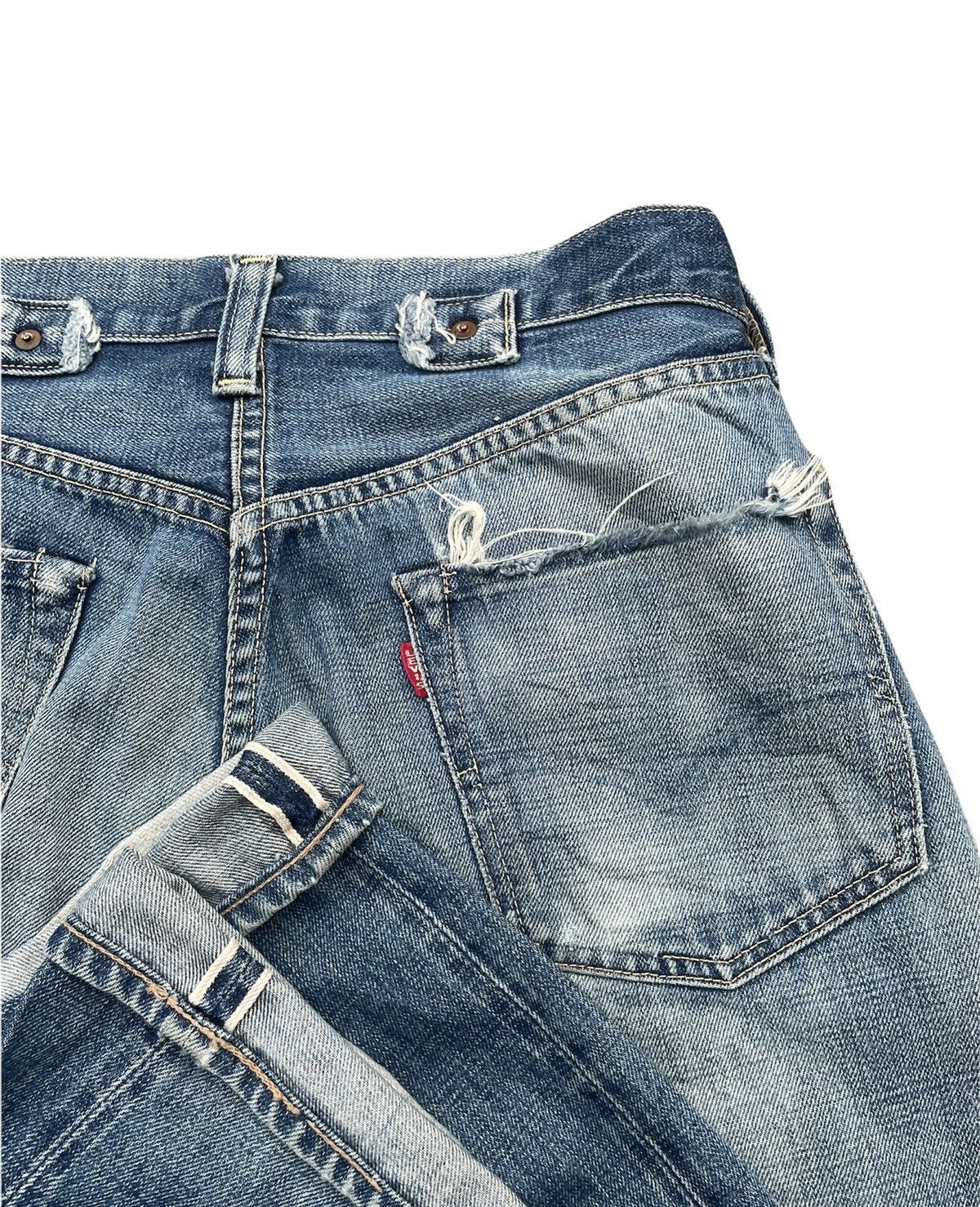 Levi's Vintage Levis 501 E 1937 Aging Selvedge Distressed Size US 30 / EU 46 - 11 Thumbnail