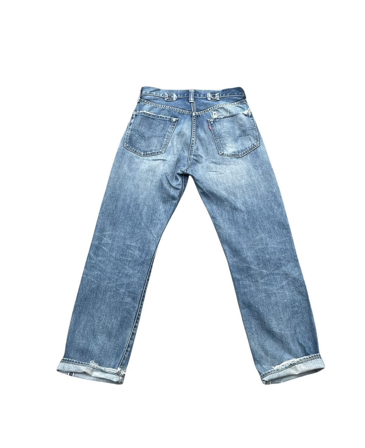 Levi's Vintage Levis 501 E 1937 Aging Selvedge Distressed Size US 30 / EU 46 - 7 Thumbnail