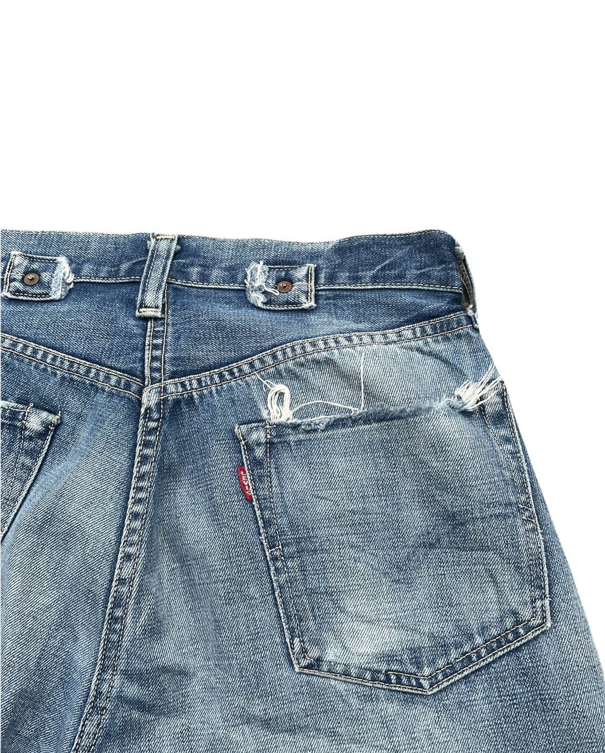 Levi's Vintage Levis 501 E 1937 Aging Selvedge Distressed Size US 30 / EU 46 - 10 Thumbnail