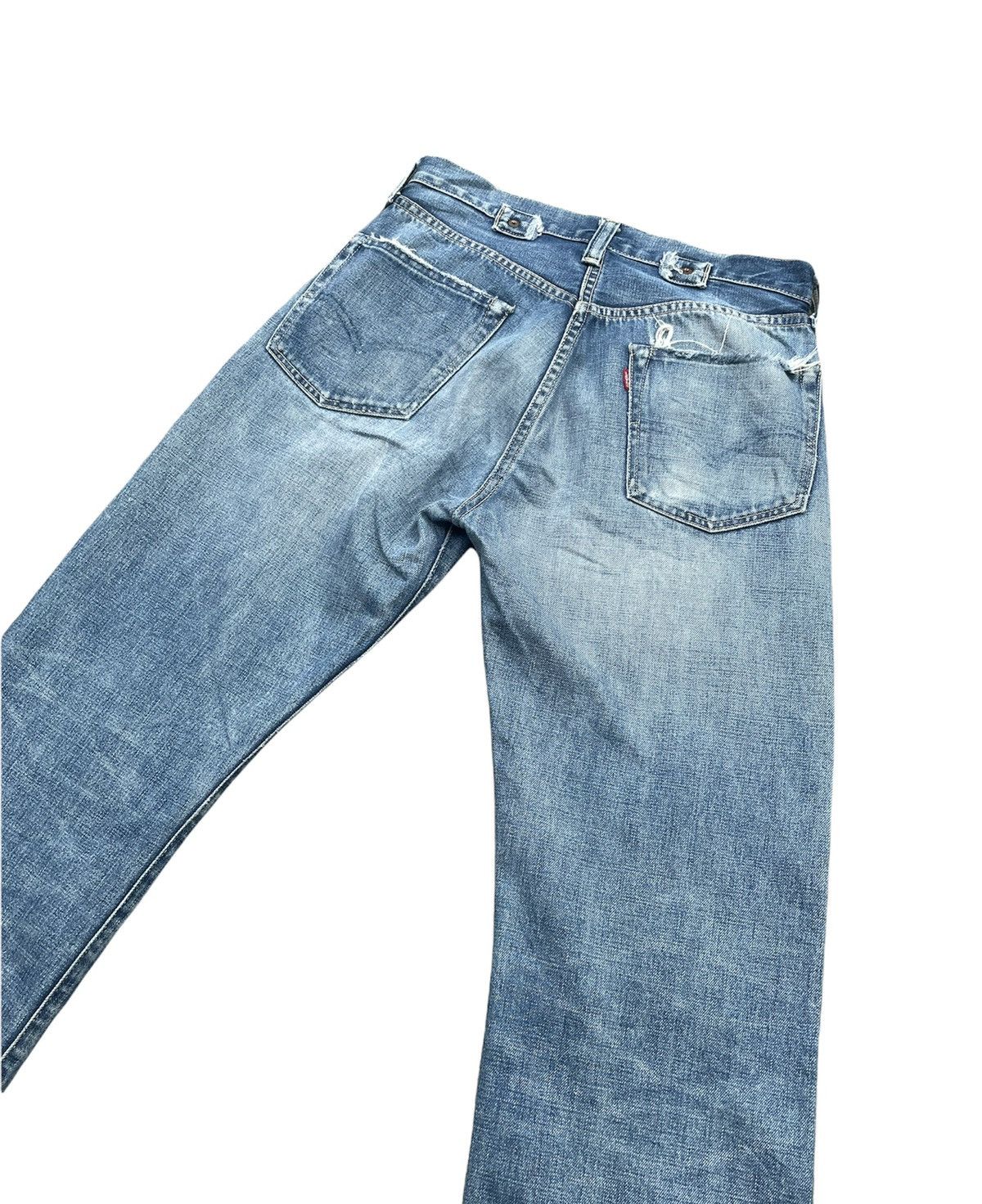 Levi's Vintage Levis 501 E 1937 Aging Selvedge Distressed Size US 30 / EU 46 - 8 Thumbnail
