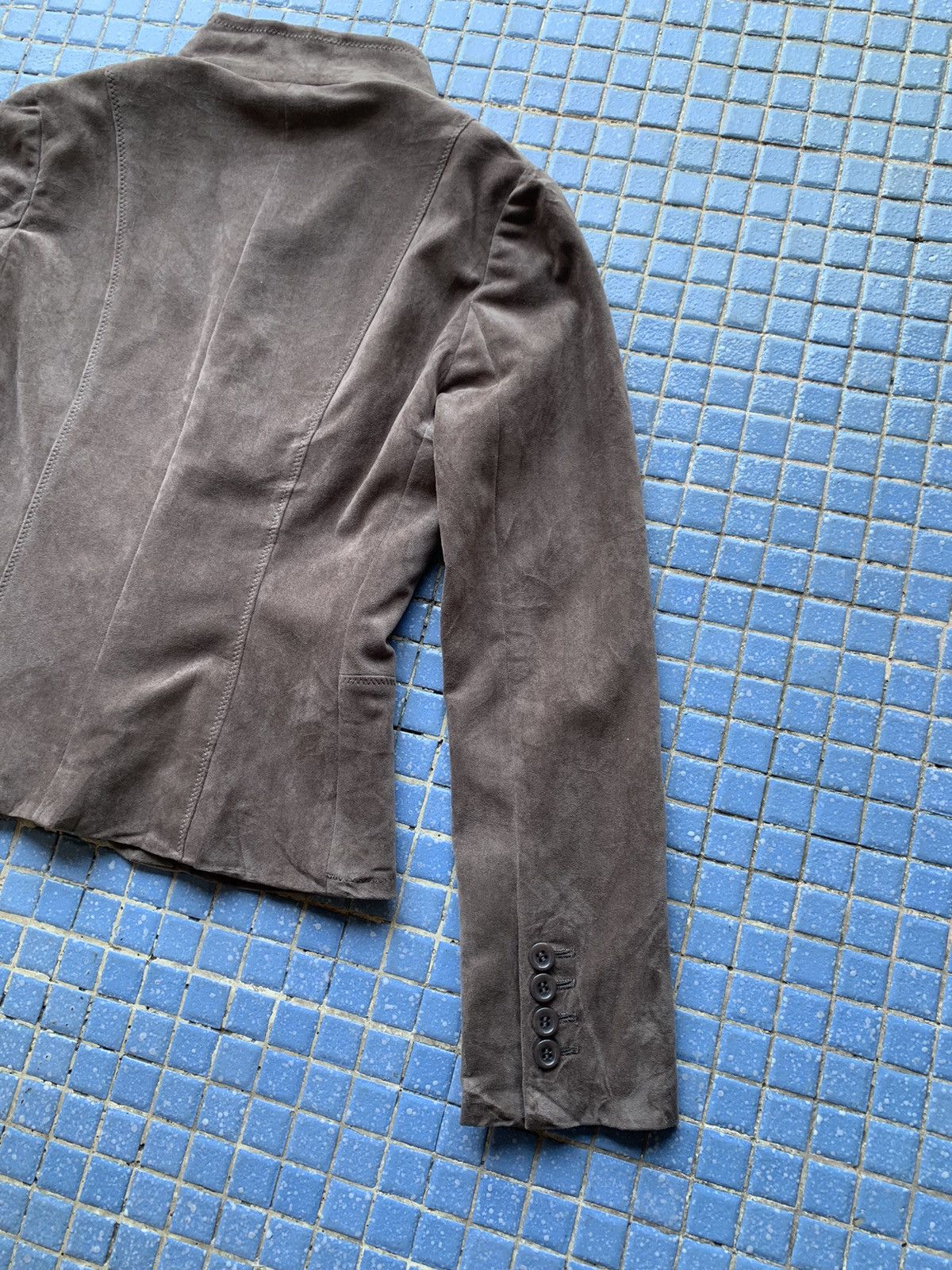 Designer Yohji yamamoto ined velvet coat Size XS / US 0-2 / IT 36-38 - 8 Thumbnail