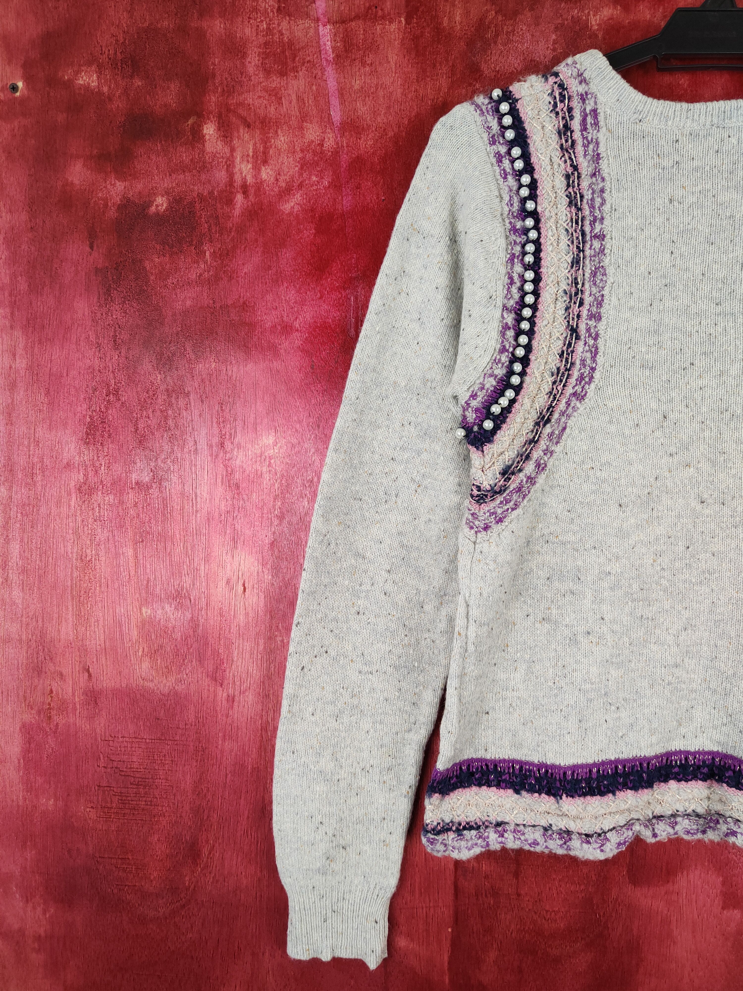 Japanese Brand × Tsumori Chisato Tsumori Chisato Gray Knitwear #5456 Size S / US 4 / IT 40 - 6 Thumbnail