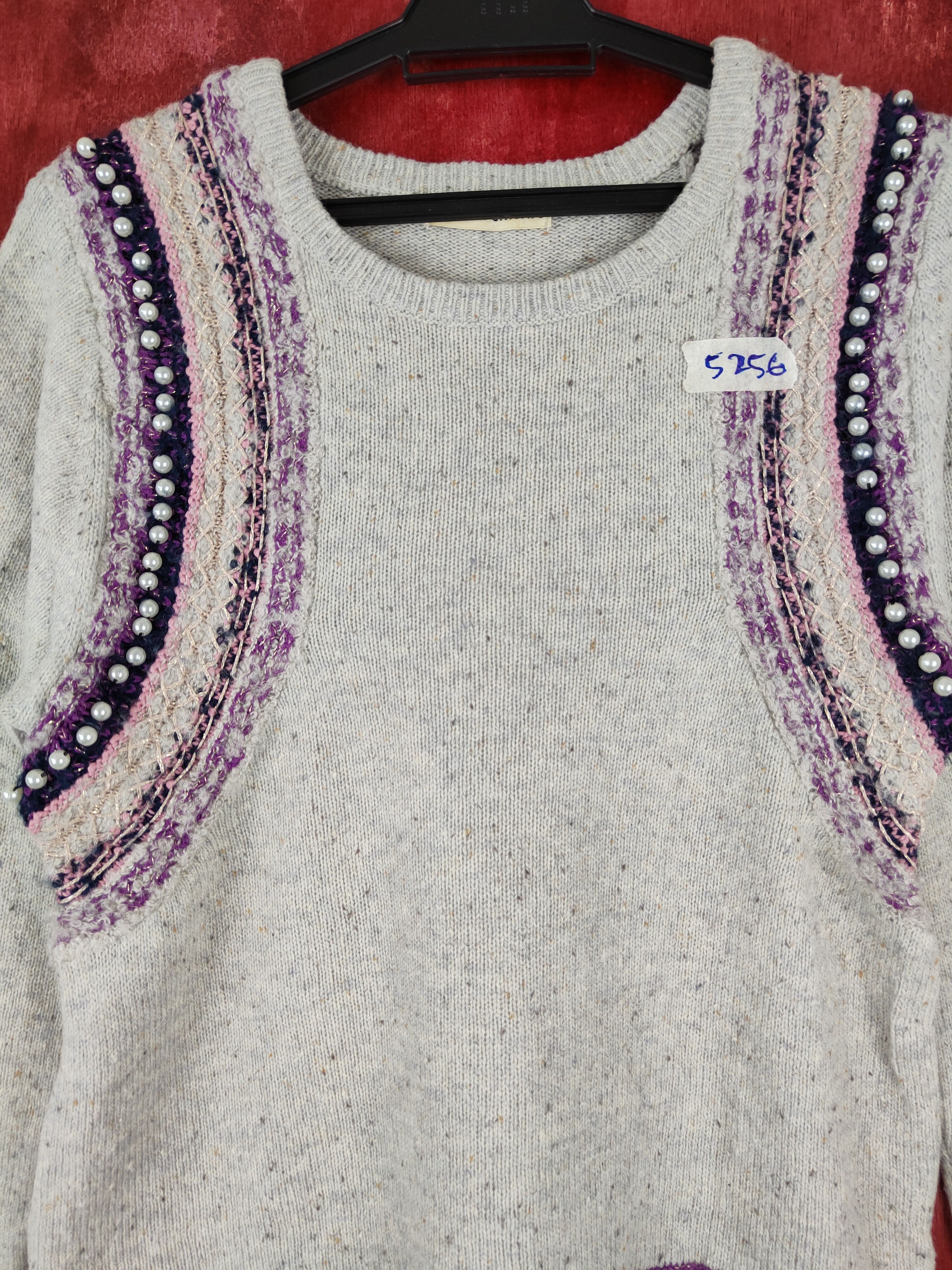 Japanese Brand × Tsumori Chisato Tsumori Chisato Gray Knitwear #5456 Size S / US 4 / IT 40 - 2 Thumbnail