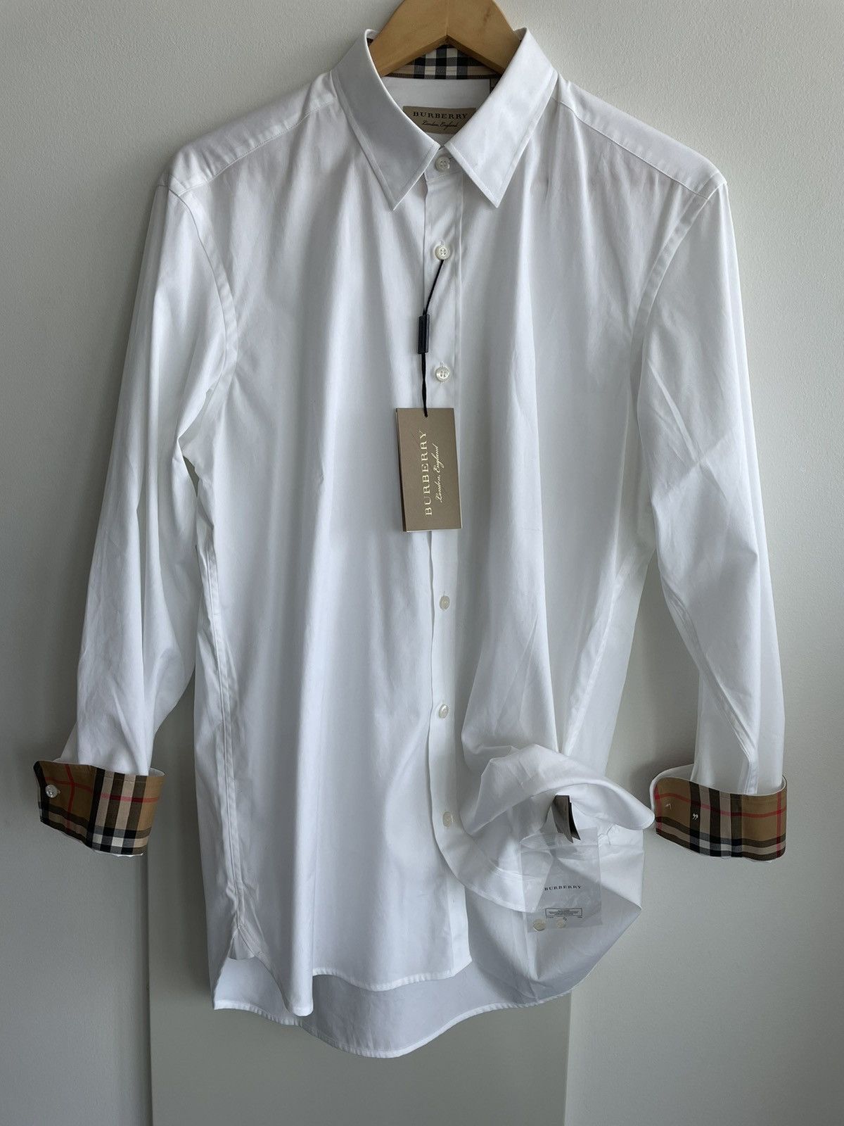 Burberry Brand New Rare Classic Iconic Burberry Logo Check Shirt Size US M / EU 48-50 / 2 - 23 Thumbnail
