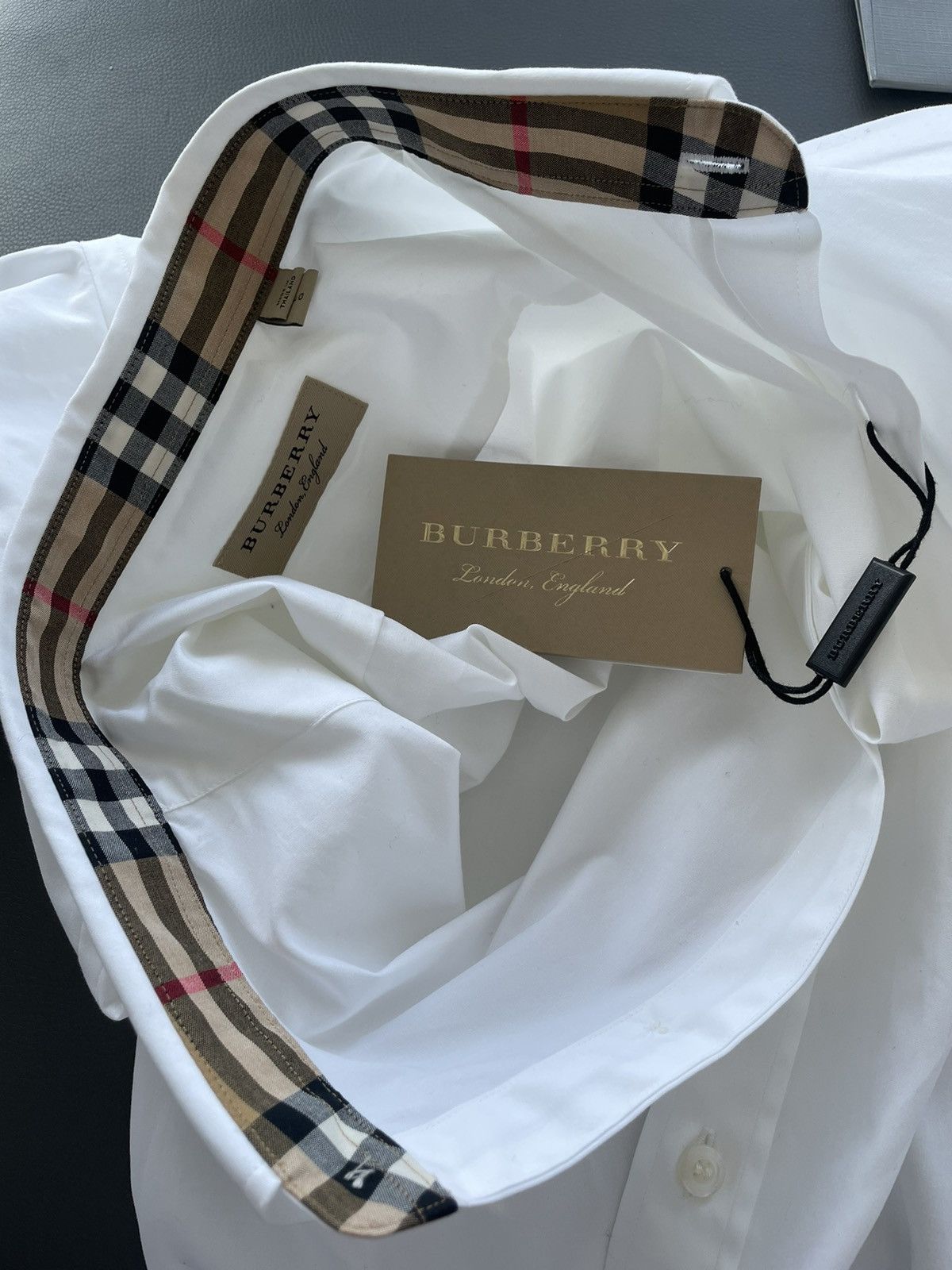 Burberry Brand New Rare Classic Iconic Burberry Logo Check Shirt Size US M / EU 48-50 / 2 - 5 Thumbnail
